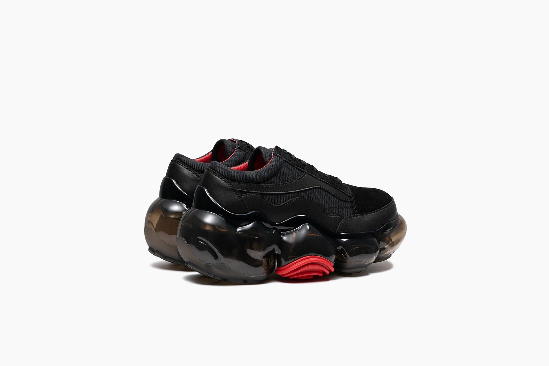 Grounds MOOPIE SKATE ブラック 26cm MOOPIE SKATE - BLACK RED / BLACK RED (ムーピー スケート