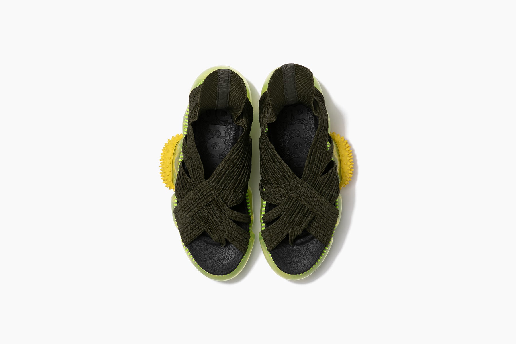 国内発送■grounds■MOOPIE MANGROOVE MOOPIE MANGROOVE - KHAKI / NEON YELLOW (ムーピーマングローブ