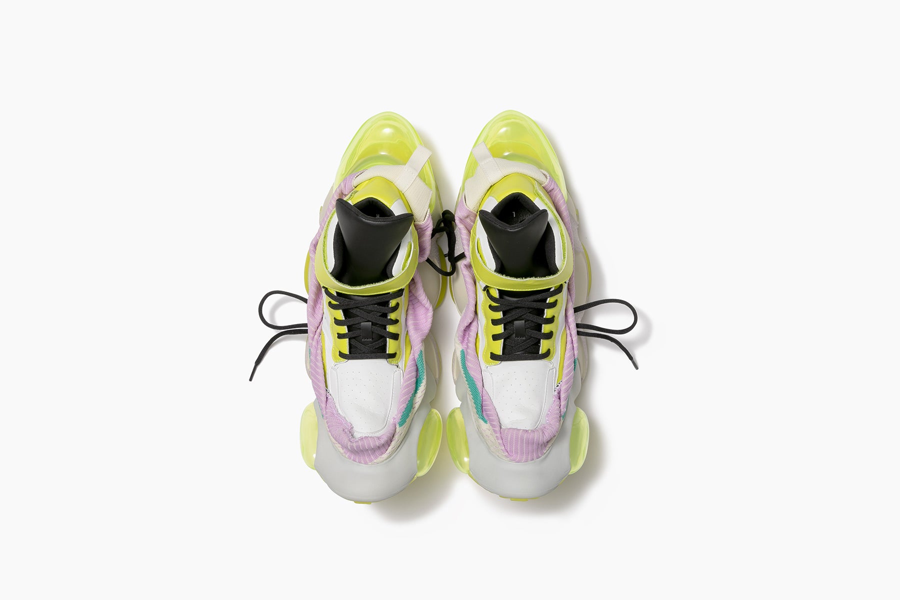 CRYSTAL DIMENSION - WHITE NEON YELLOW / CREAM NEON YELLOW