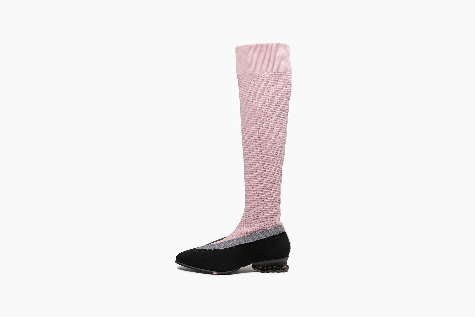 grounds BABY JEWELRY SUNDAY BOOTS PINK BLACK / BLACK