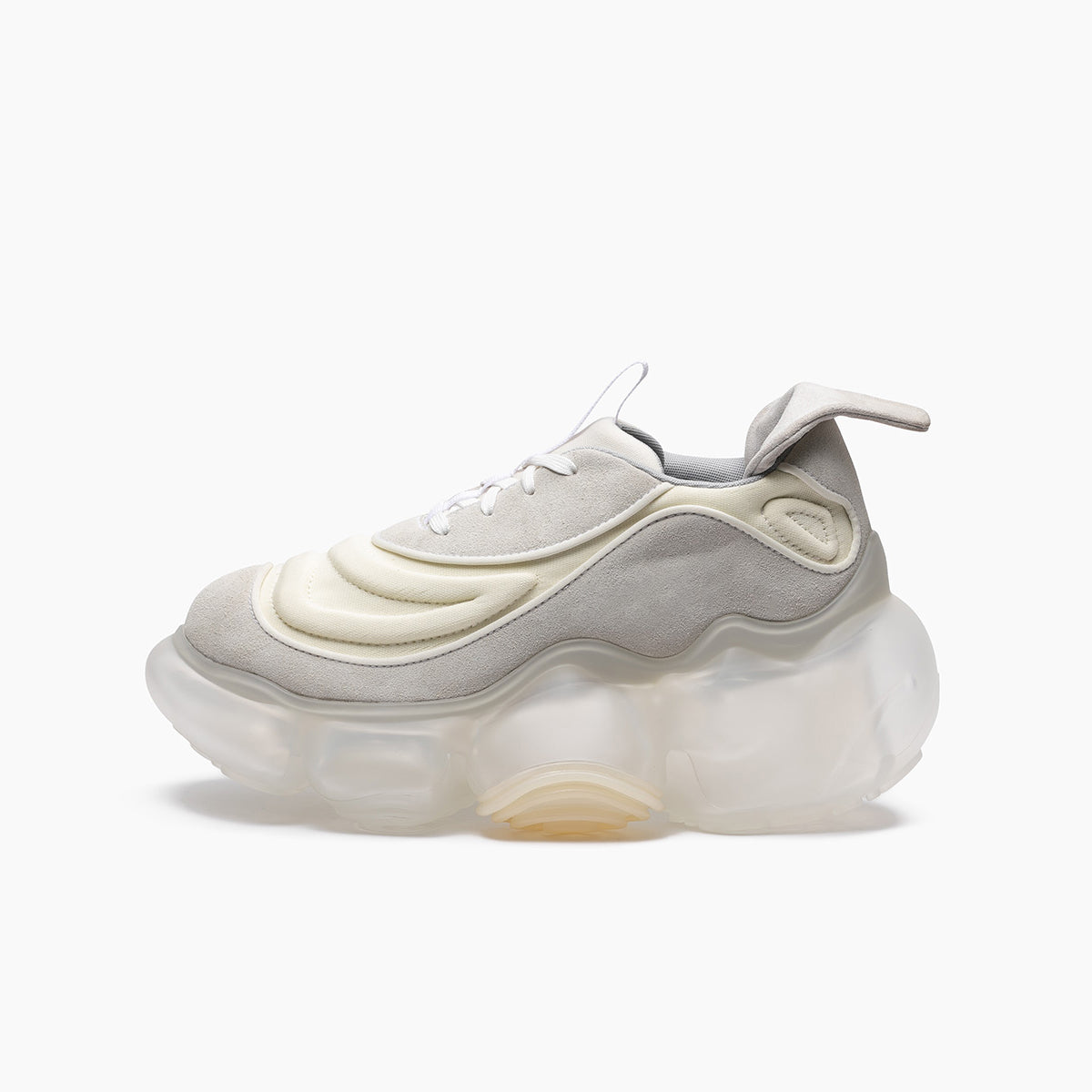 MOOPIE NAZCA LACE - OFF WHITE GRAY / CLEAR MATTE (ムーピー ナスカ 