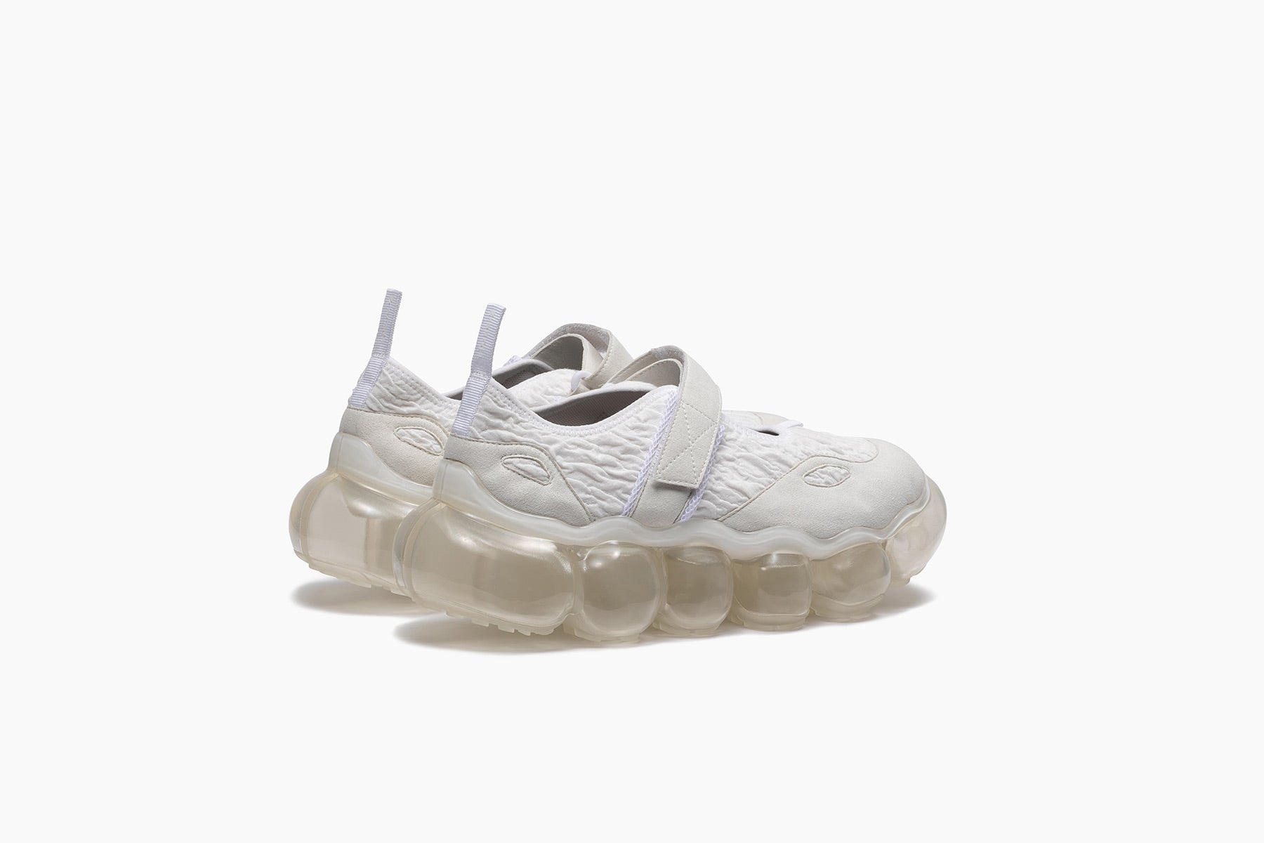 grounds JEWELRY MARY JANE　WHITE WRINKLE / CLEAR