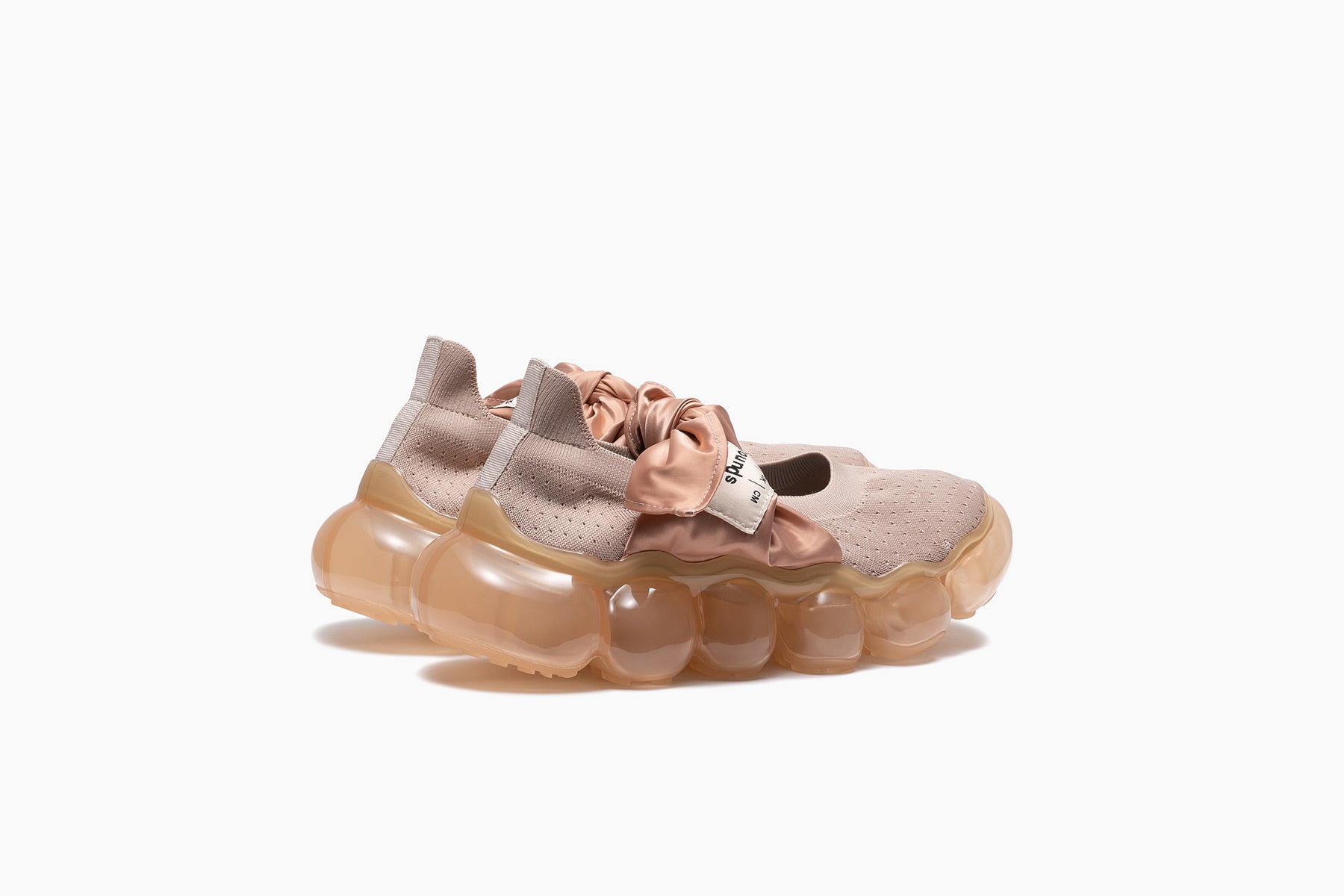 JEWELRY HANKIE PUMPS - DUSTY PINK / NUDE (ジュエリー ハンキー
