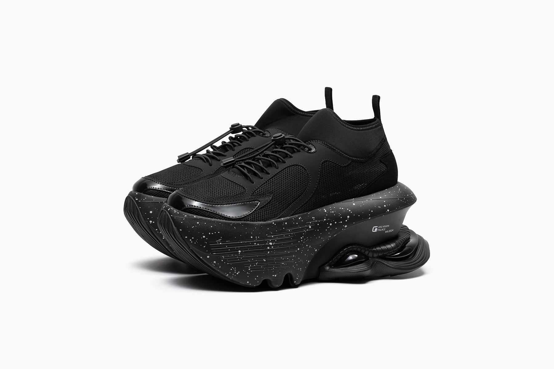 JOG VISION FLUX PALACE - BLACK / BLACK WHITE SPLASH (ジョグ