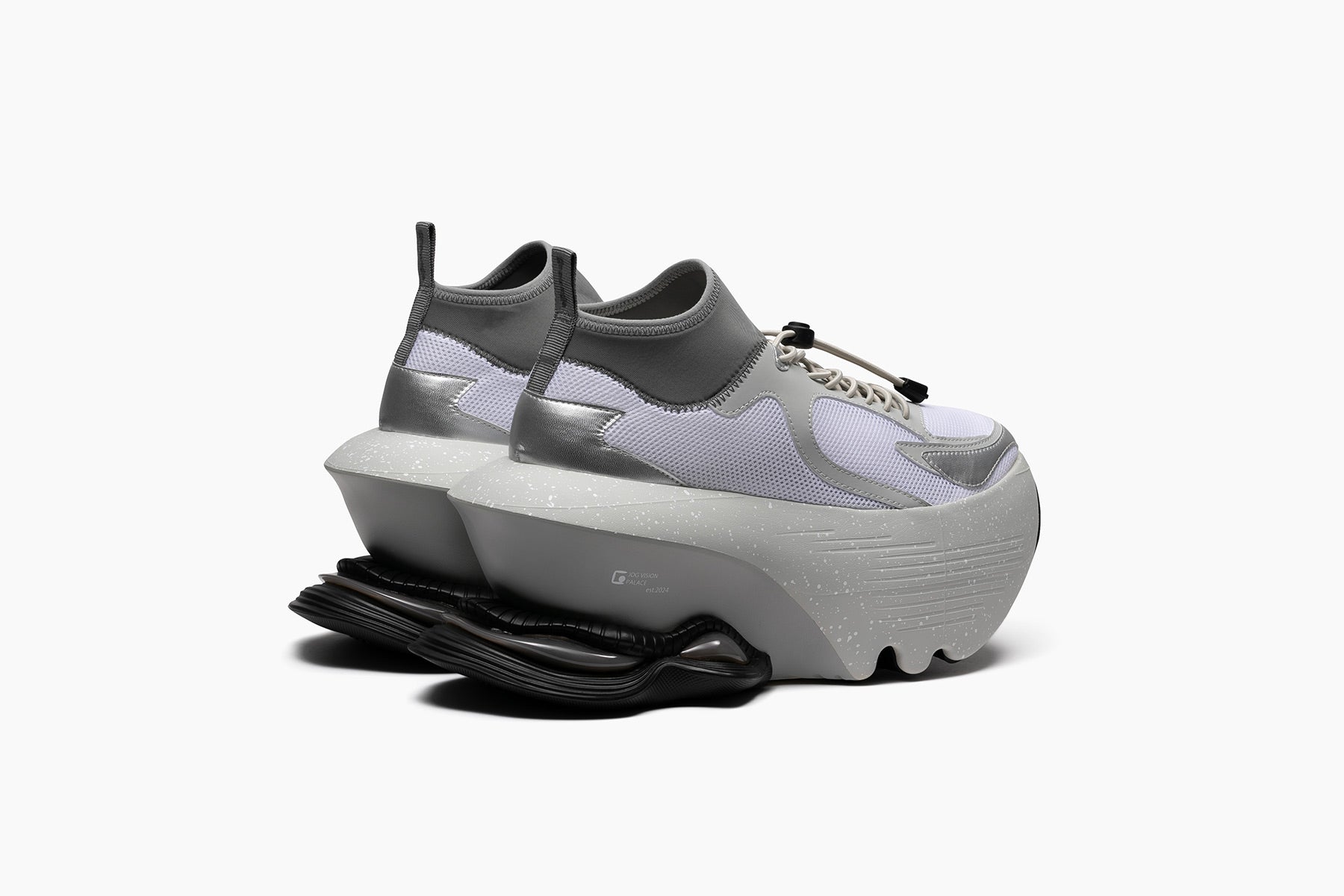 JOG VISION FLUX PALACE - WHITE GRAY / WHITE GRAY WHITE SPLASH
