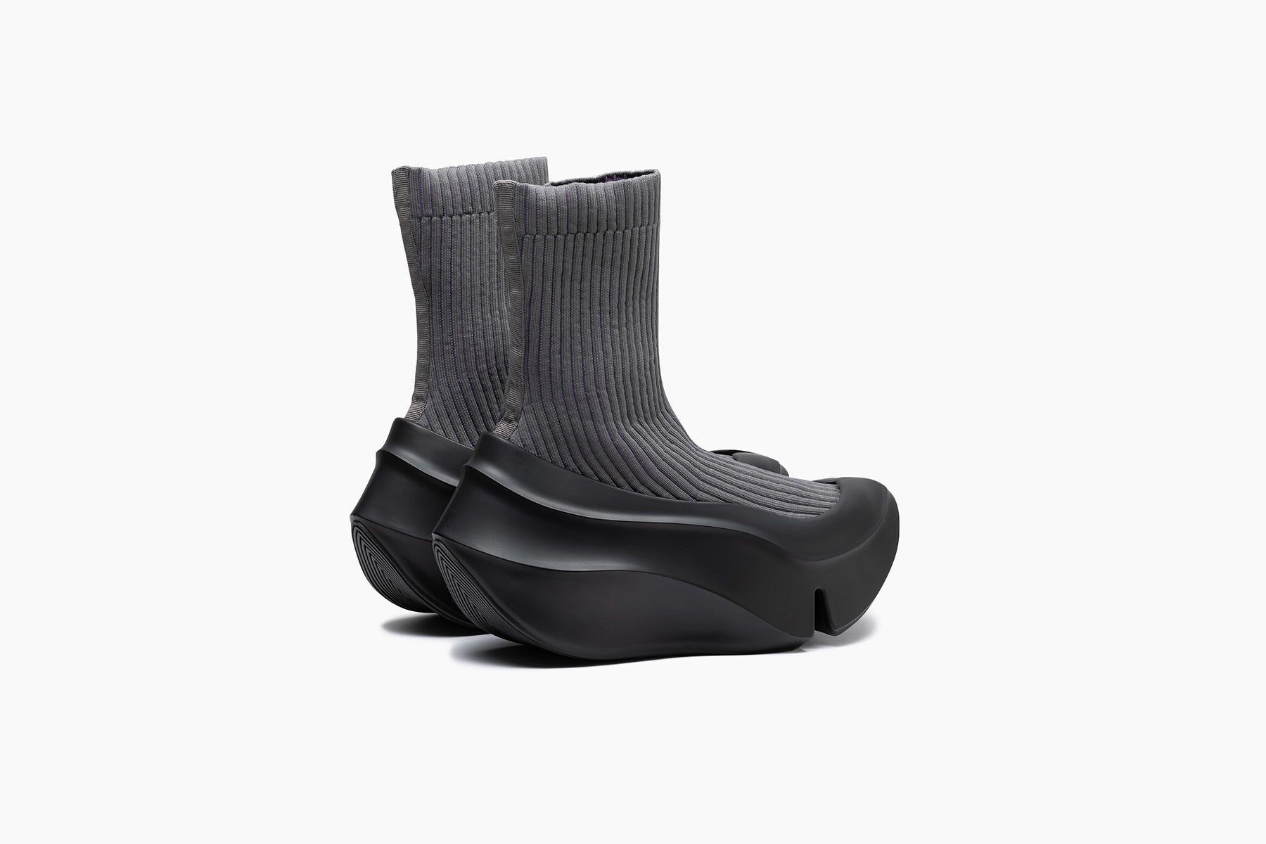 ORCA RIB SOCK - GRAY PURPLE / BLACK PAINT (オルカ リブ ソックス