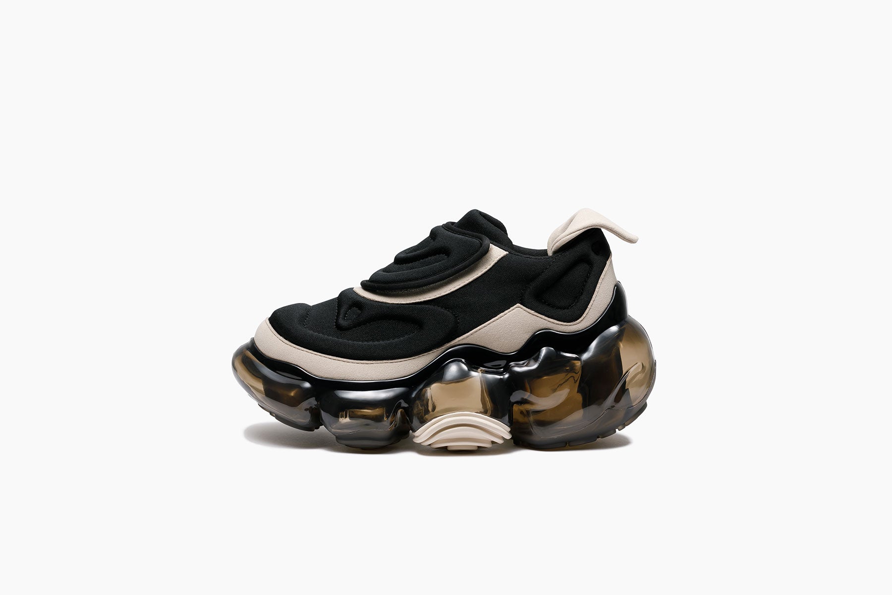 grounds スニーカー 黒　MOOPIE MOOPIE - BLACK / BLACK (ムーピー ブラック / ブラック