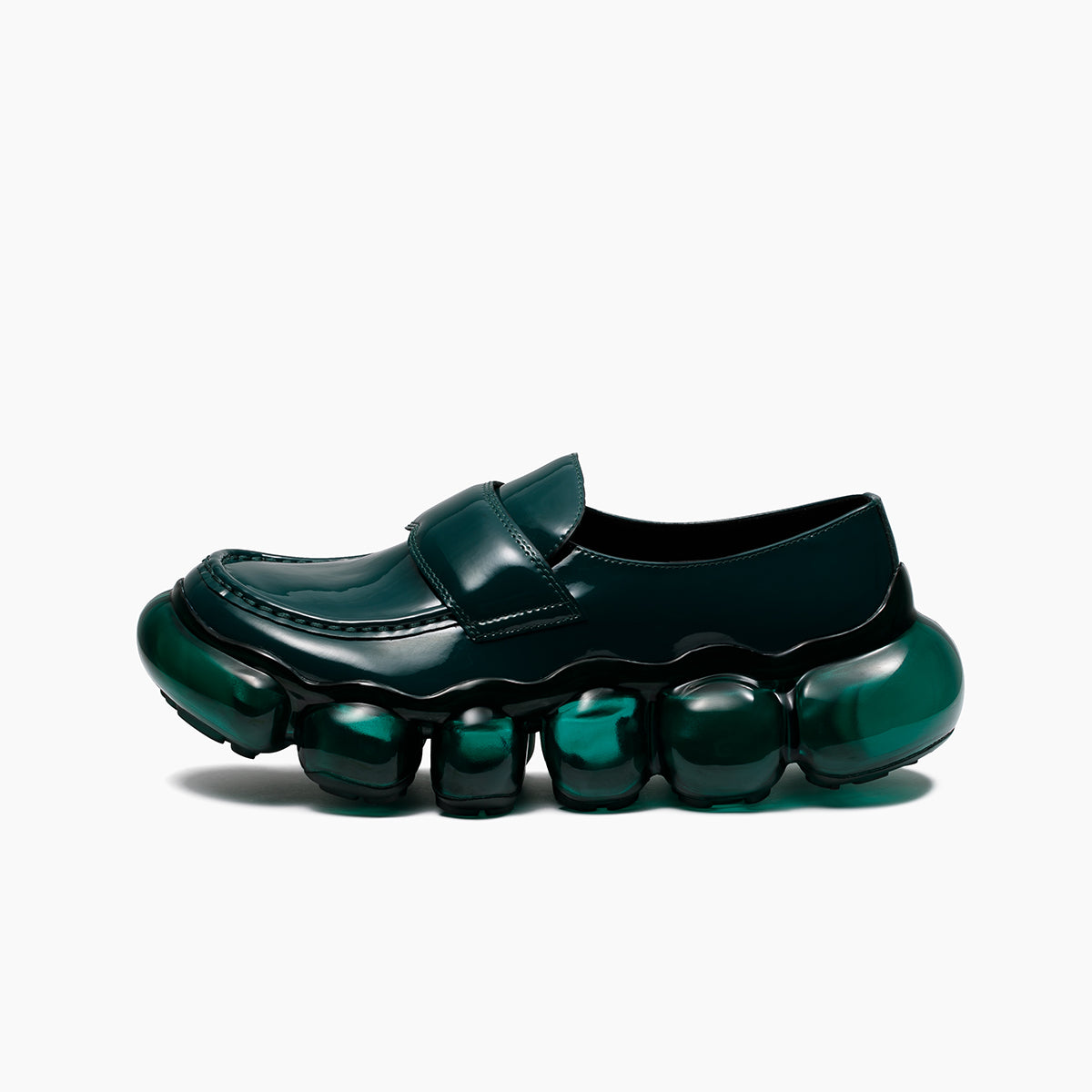 JEWELRY LOAFER DARK GREEN / DARK GREEN (ジュエリー ローファー 