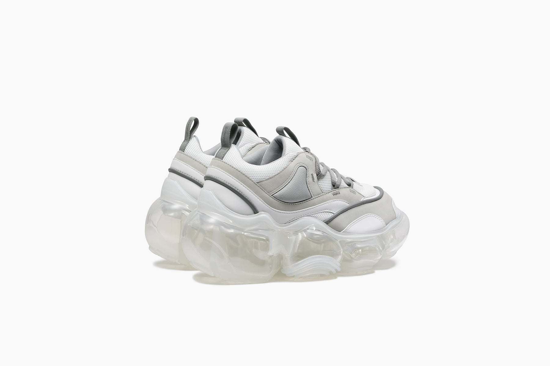 grounds MOOPIE WHITEGRAY スニーカー26cm MOOPIE - WHITEGRAY / CLEAR (ムーピー ホワイトグレー