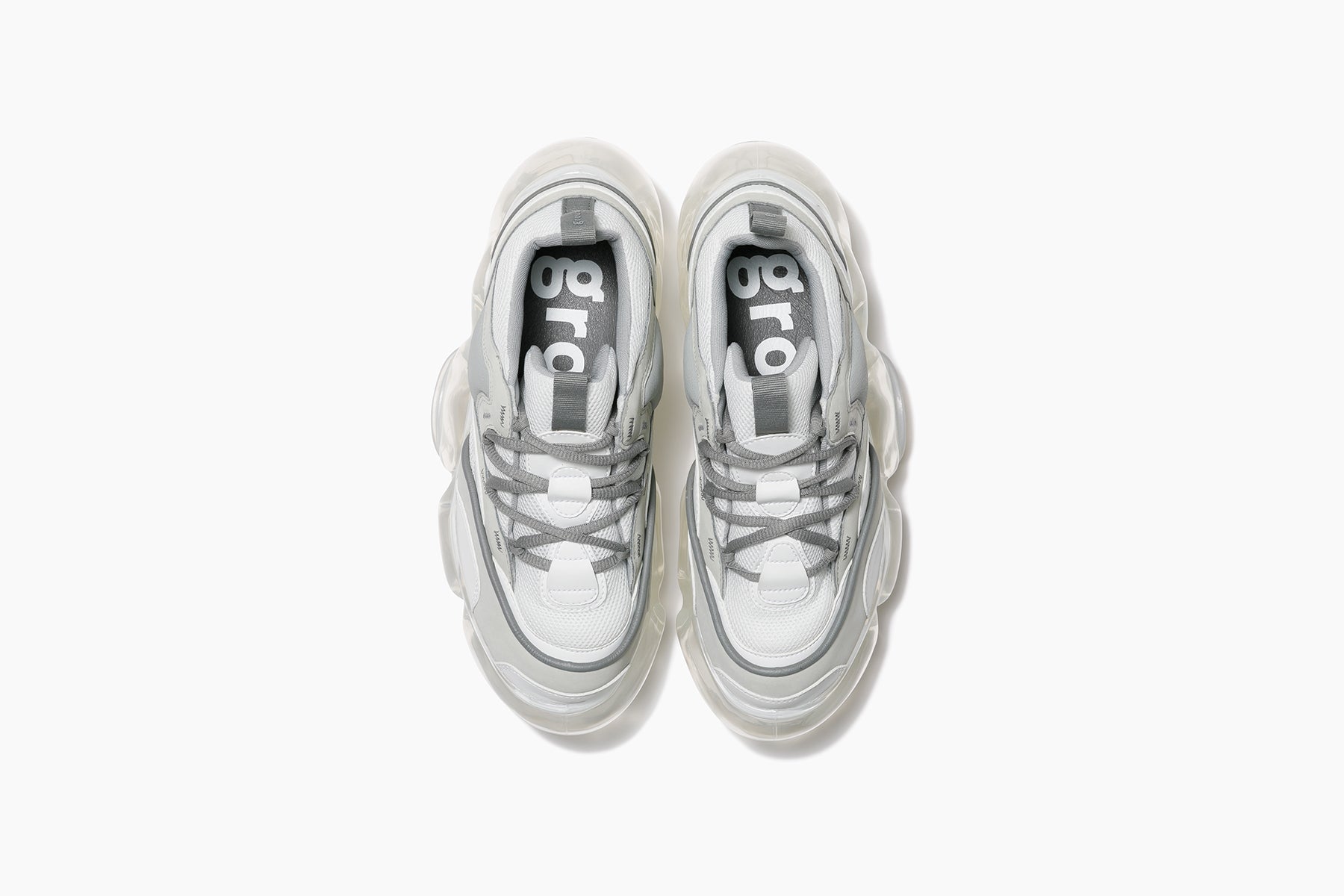 grounds MOOPIE JAWS WHITE GRAY / CLEAR