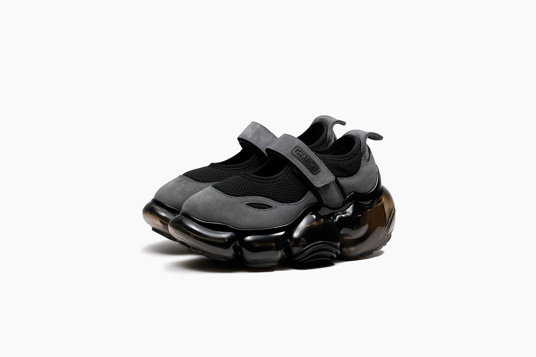 grounds MOOPIE MARY JANE　DARK GRAY / BLACK