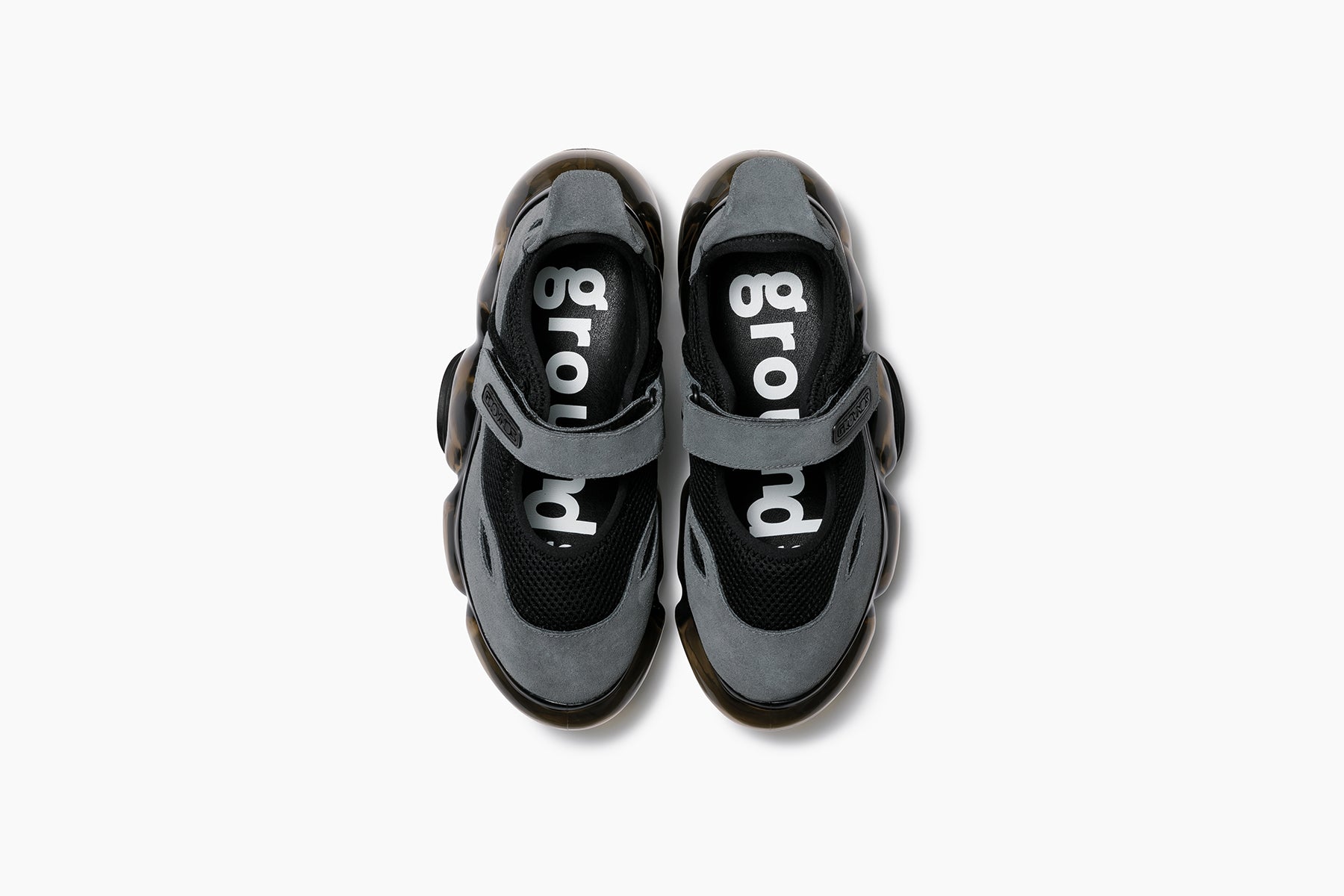 grounds MOOPIE MARY JANE　DARK GRAY / BLACK