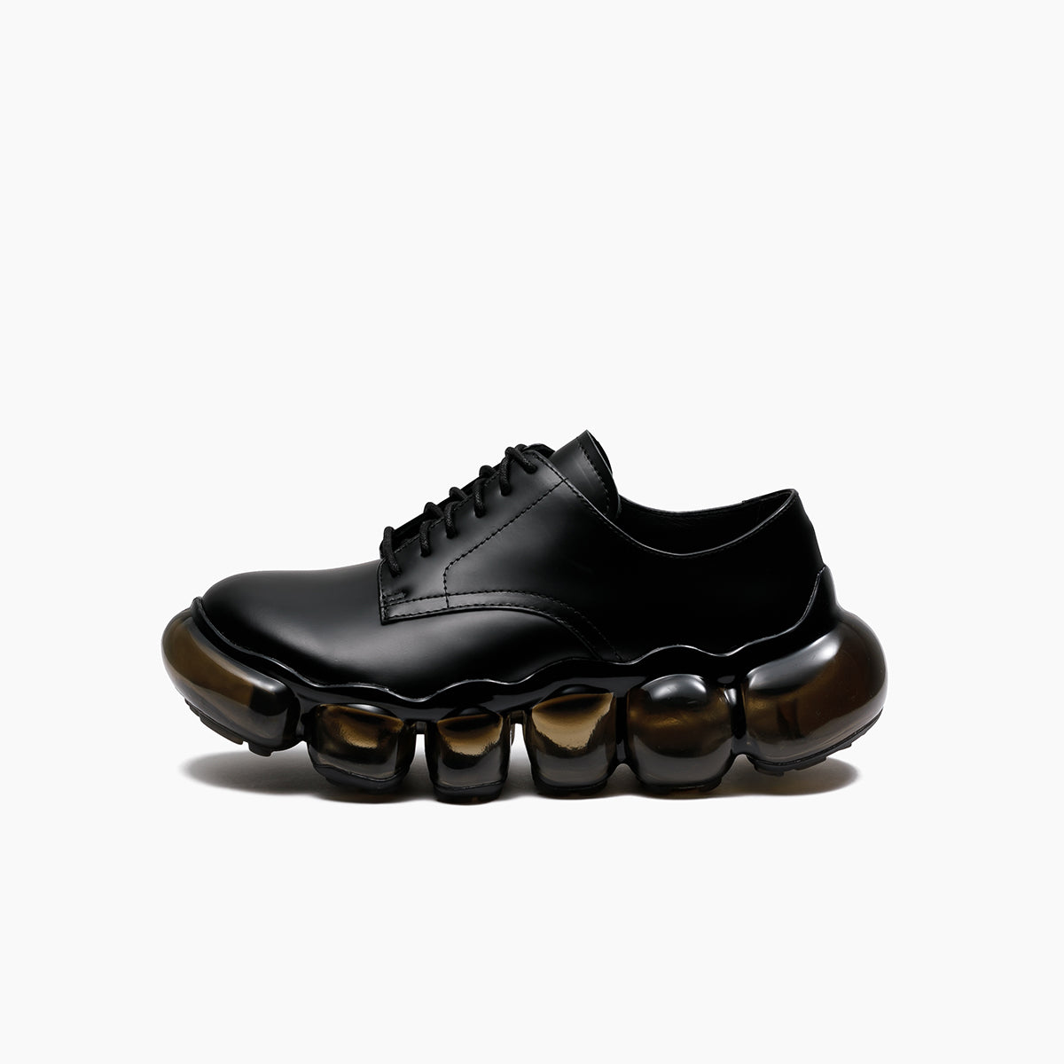 JEWELRY PLAIN TOE - BLACK / BLACK ( ブラック / ブラック )｜grounds 