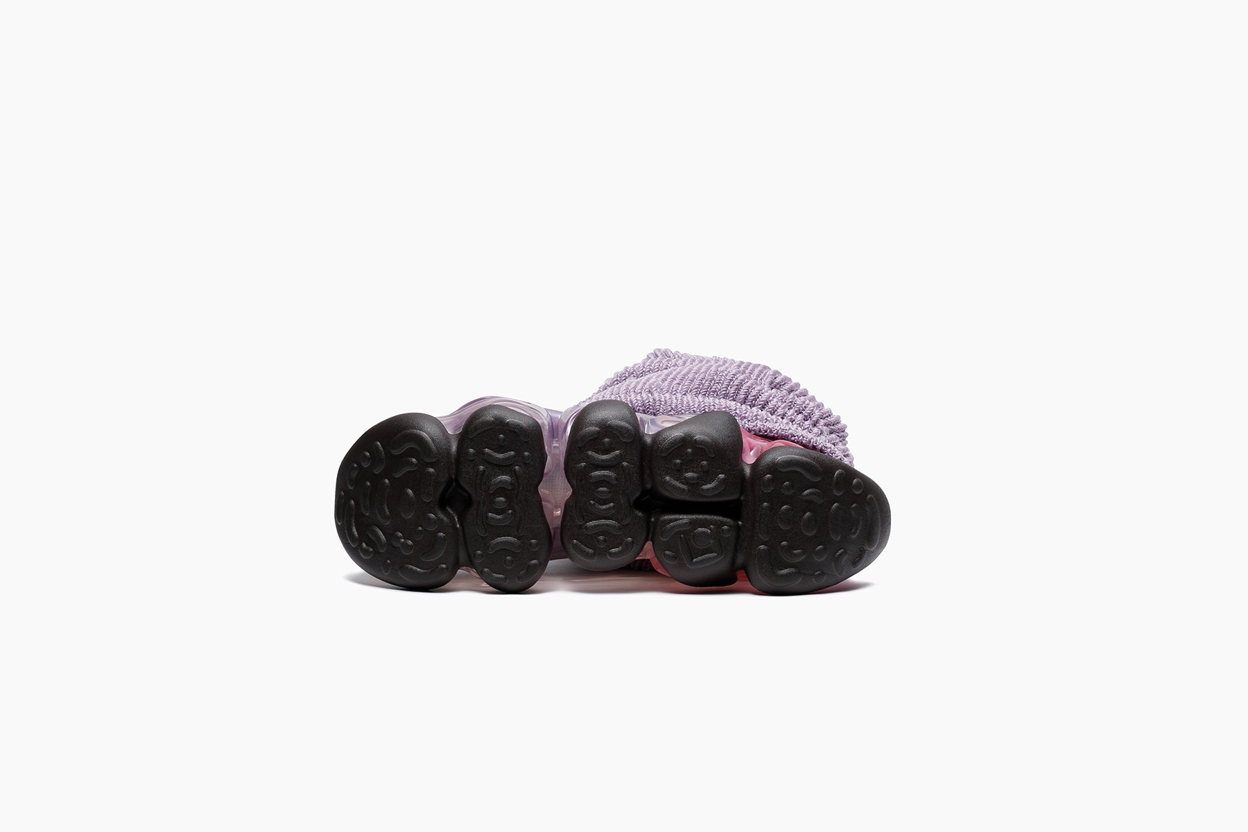 grounds SKYSCRAPER LOOSE SOCKS KNIT　PURPLE / DIRTY PINK