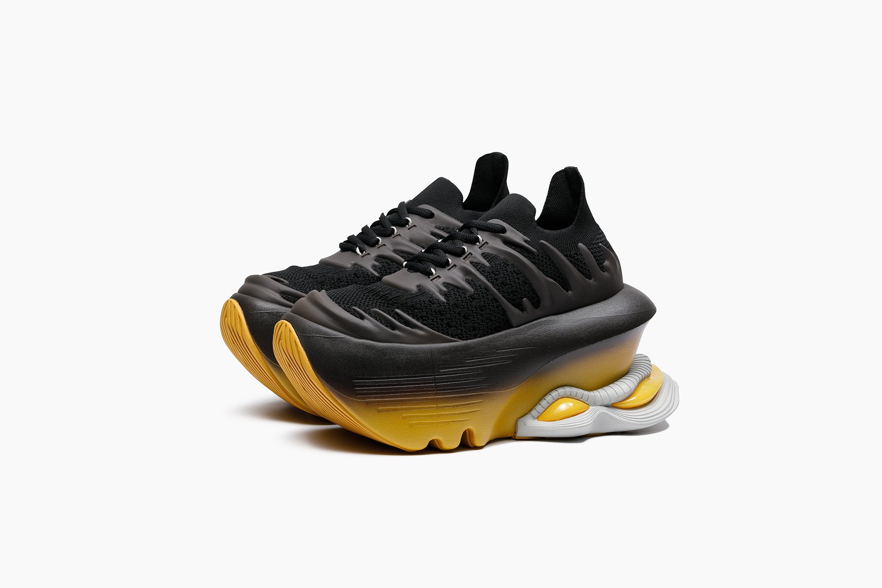 grounds JOG VISION FLUX BLAST　BLACK BROWN / BROWN YELLOW