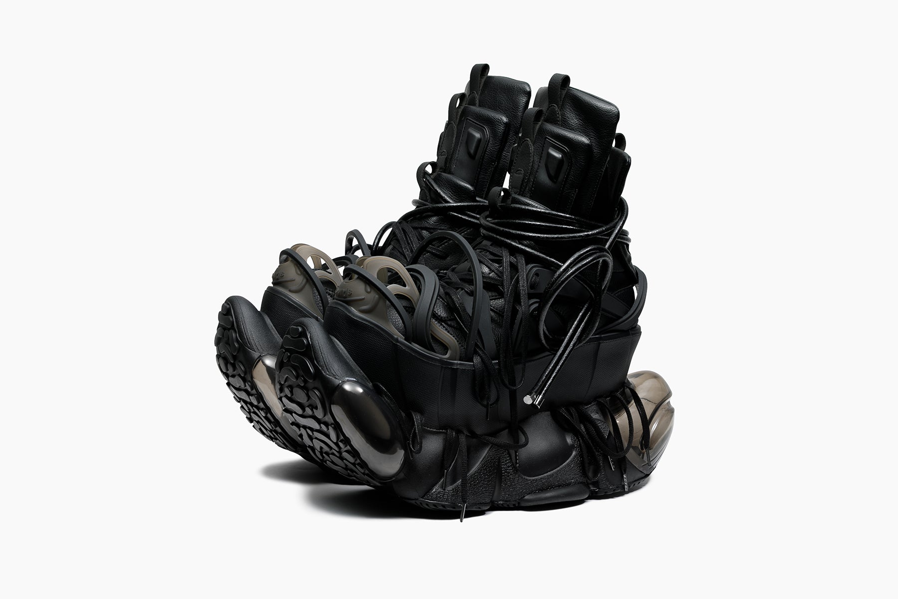 Grond ブラックメタル　blackl CRYSTAL MEGA MOUTH - BLACK / BLACK (クリスタル メガ マウス