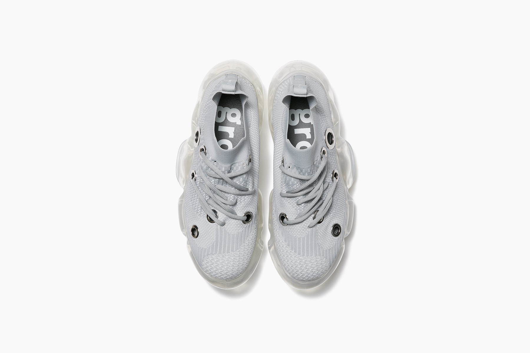 MOOPIE MEL - LIGHT GRAY / CLEAR (ムーピー メル - ライトグレー MOOPIE MEL - LIGHT GRAY / CLEAR (ムーピー メル - ライトグレー