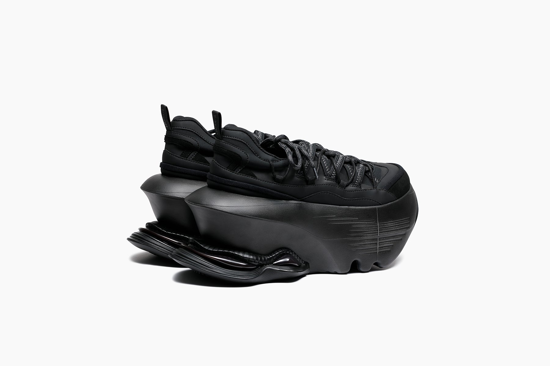 JOG VISION FLUX OPEN LACE - BLACK / BLACK (ジョグ ビジョン