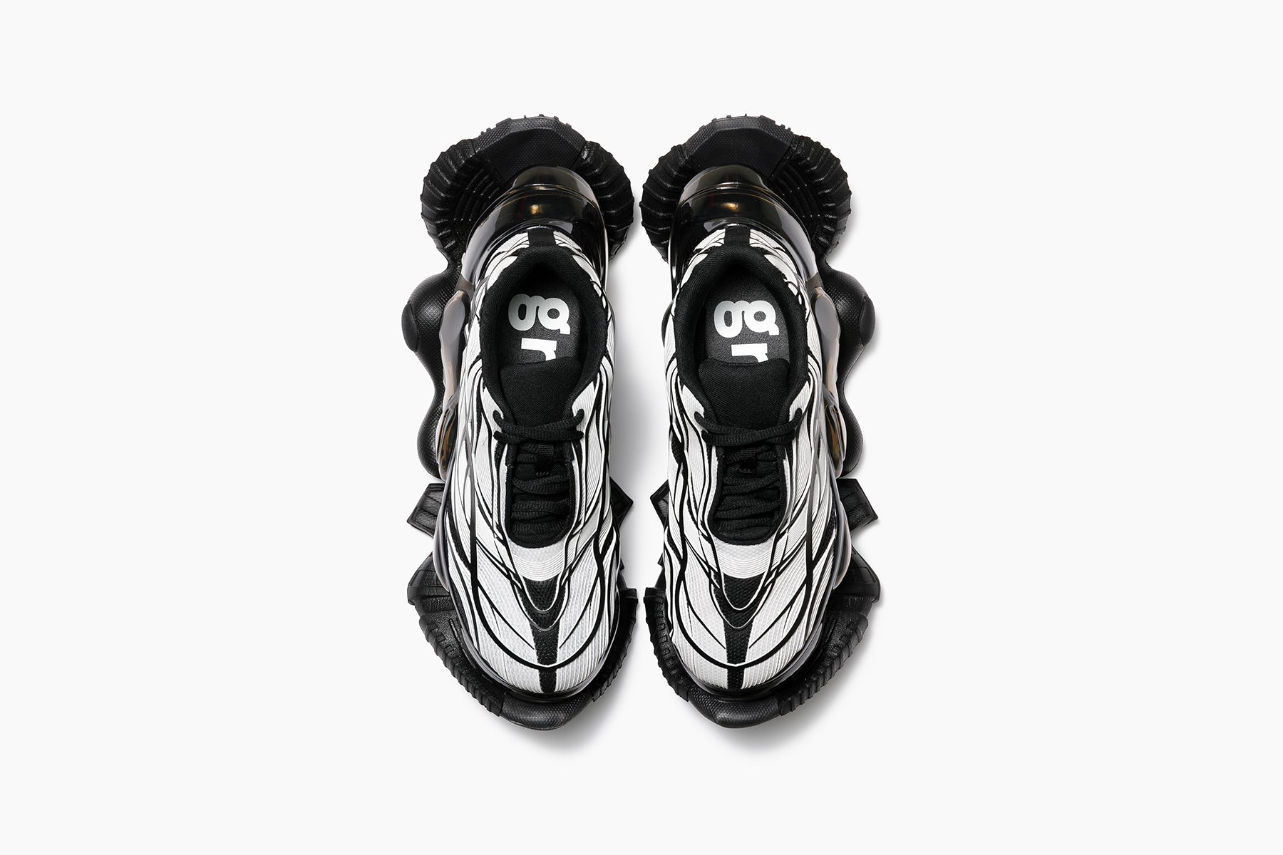 SKYSCRAPER FALCON WIRE - BLACK WHITE / BLACK (スカイスクレーパー