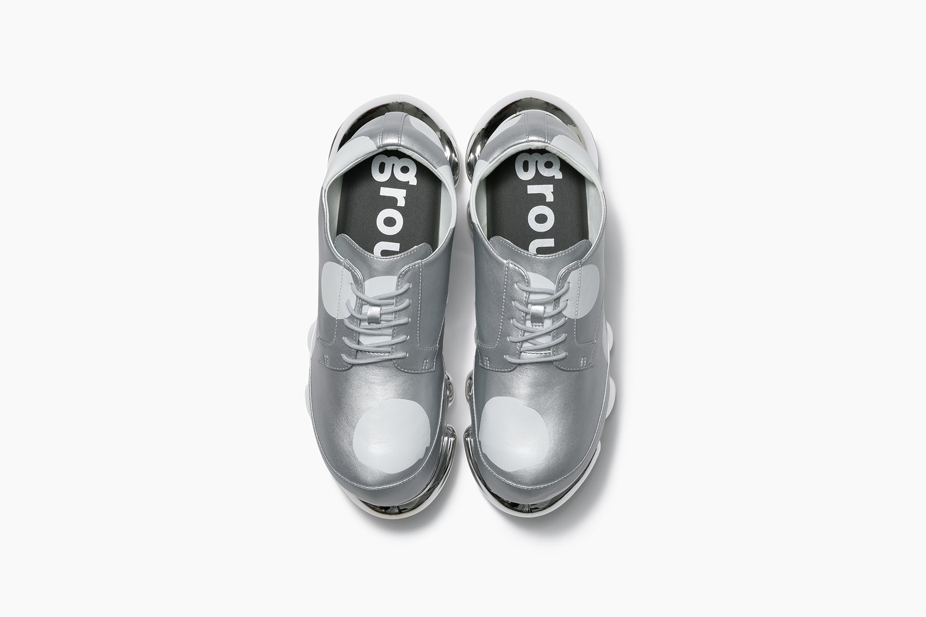 JEWELRY MONSIEUR CHROME SCRATCH - SILVER DOTS / SILVER CHROME