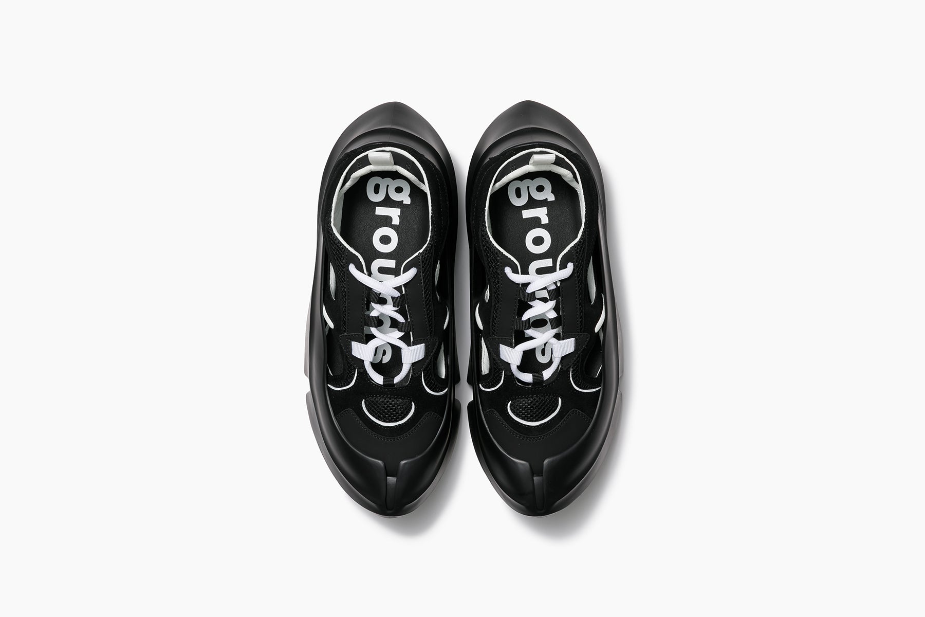 grounds ORCA CROSS　BLACK / BLACK WHITE