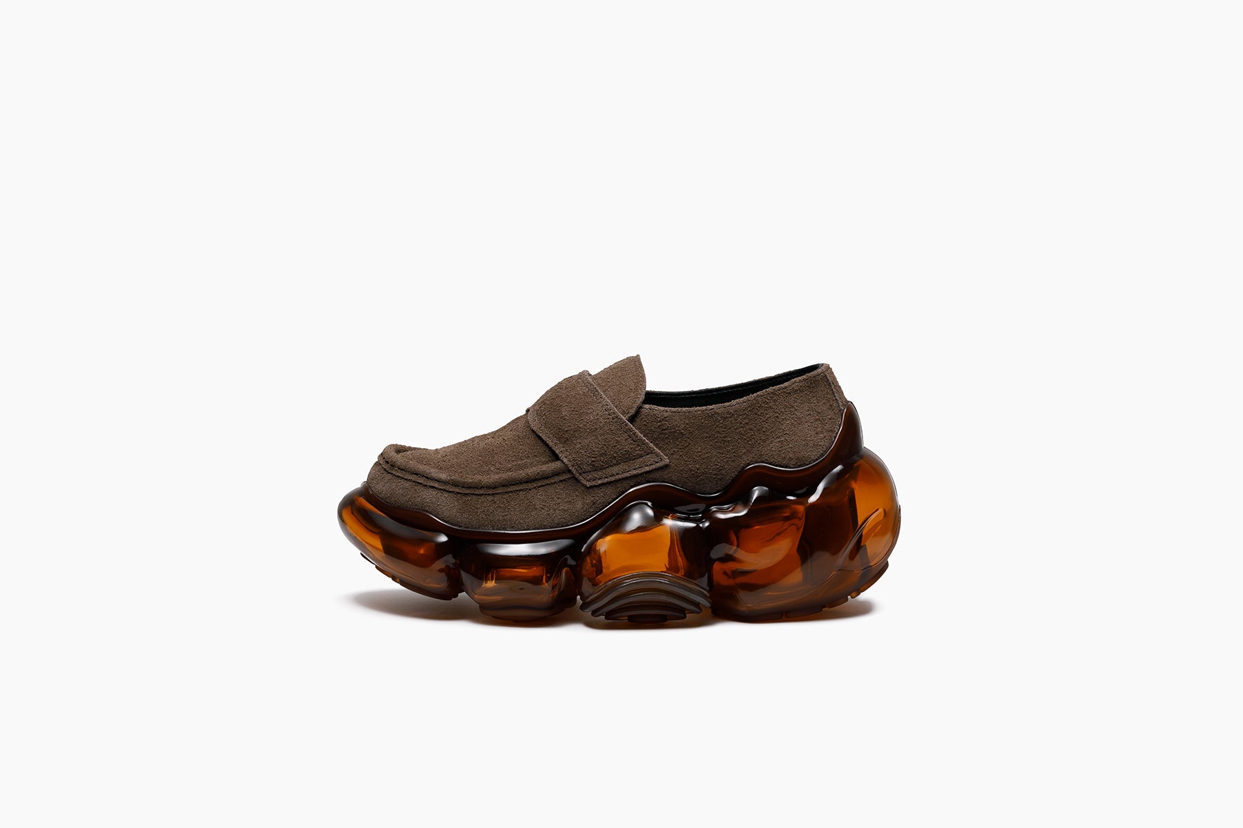 grounds MOOPIE LOAFER　BROWN SUEDE / BROWN