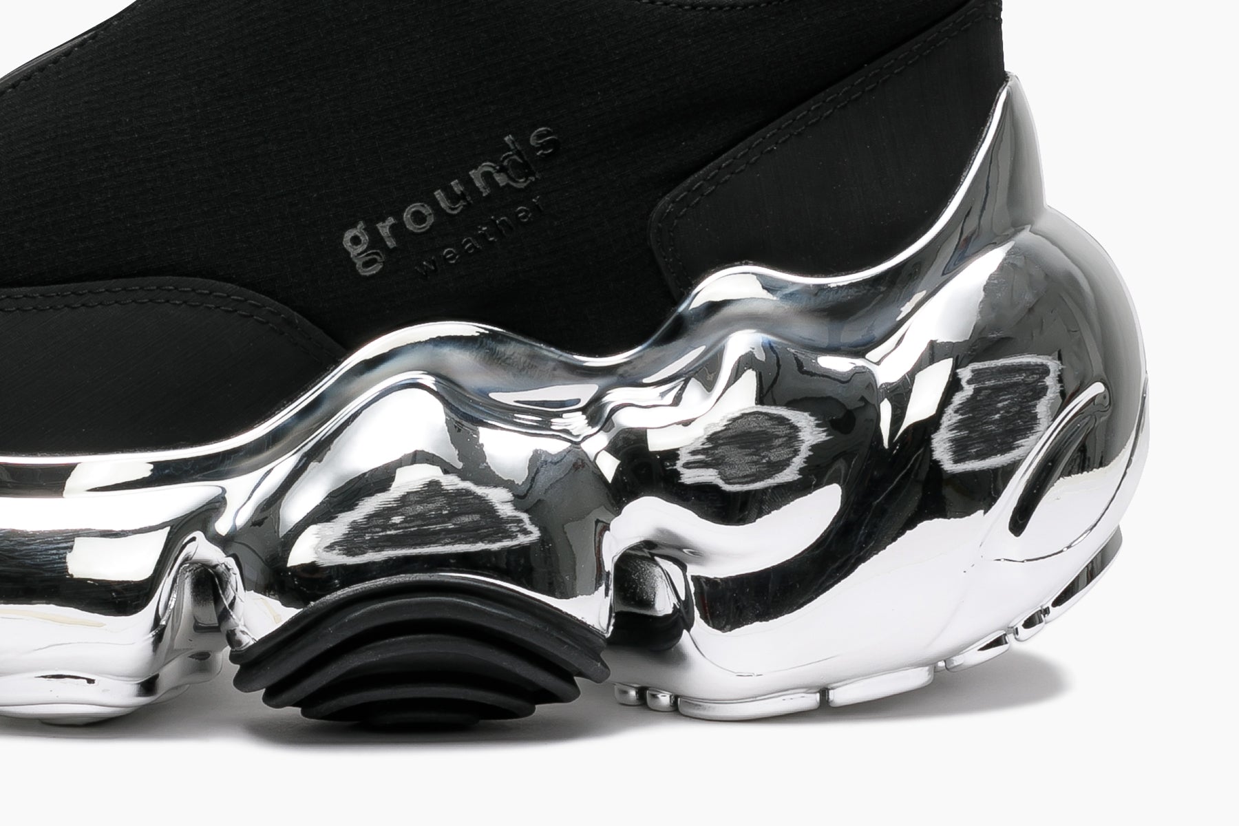 grounds MOOPIE WEATHER LOWCUT CHROME SCRATCH	BLACK / CHROME