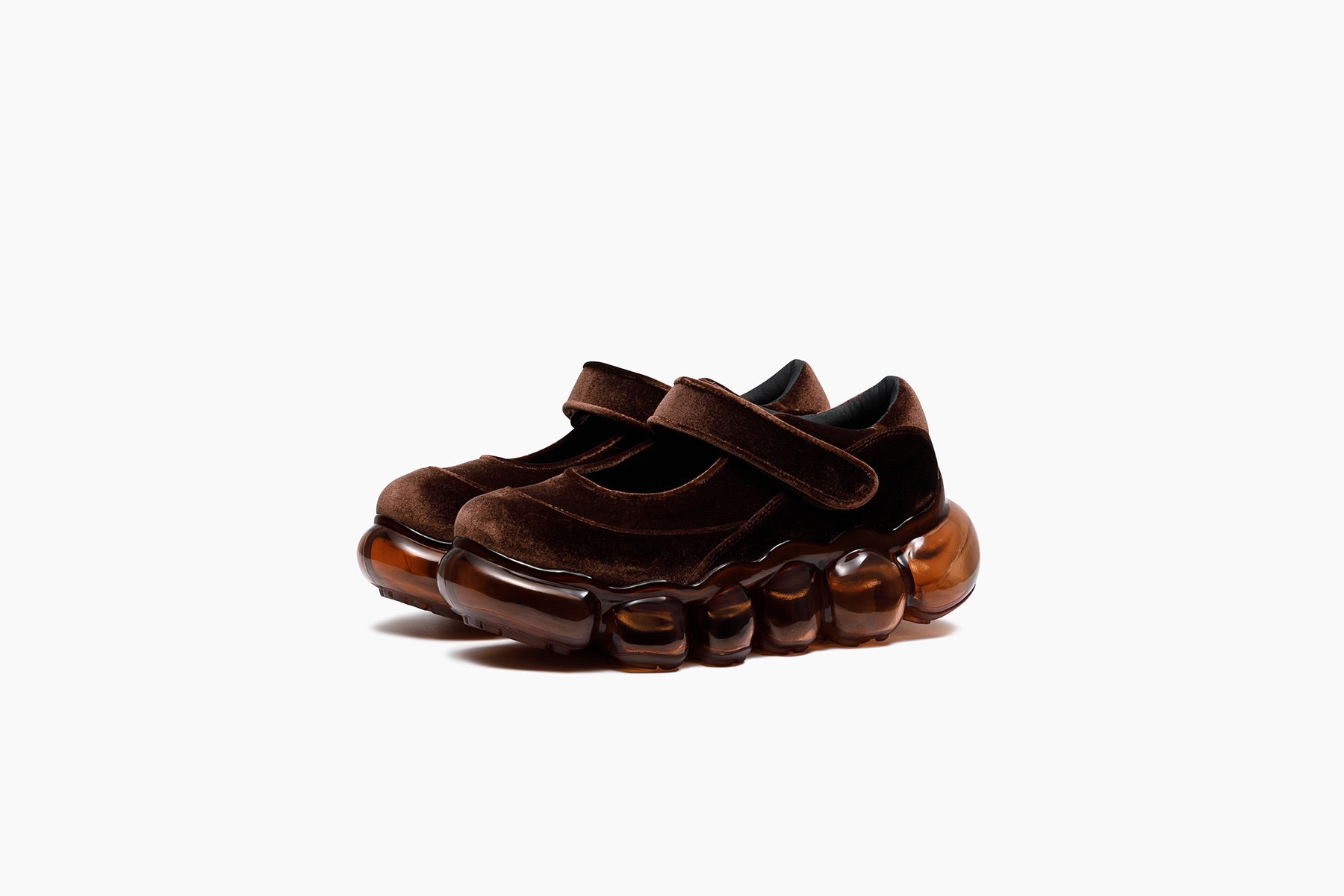 JEWELRY COCOON - BROWN VELVET / BROWN (ジュエリー コクーン