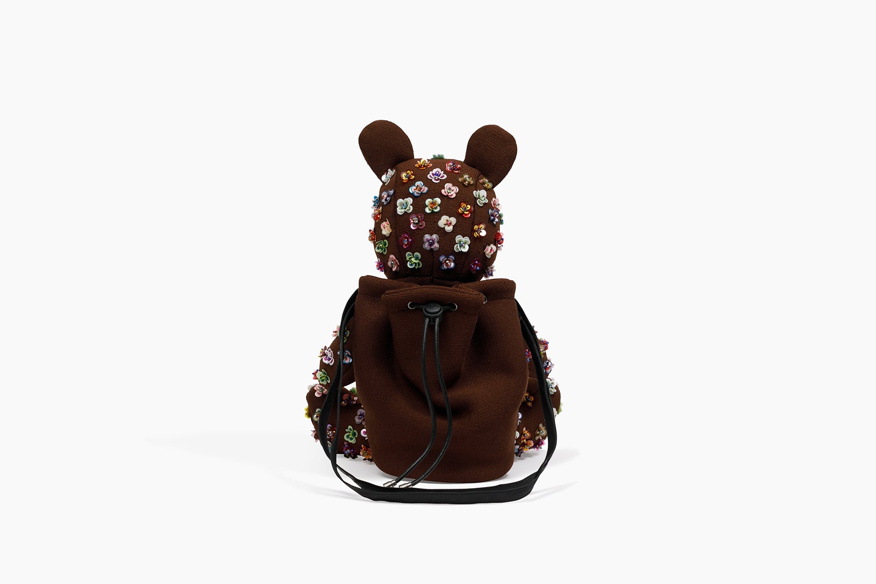grounds BEAR BAG X HEAVEN TANUDIREDJA　09 | FLOWER BEAR BAG / BROWN x MIX