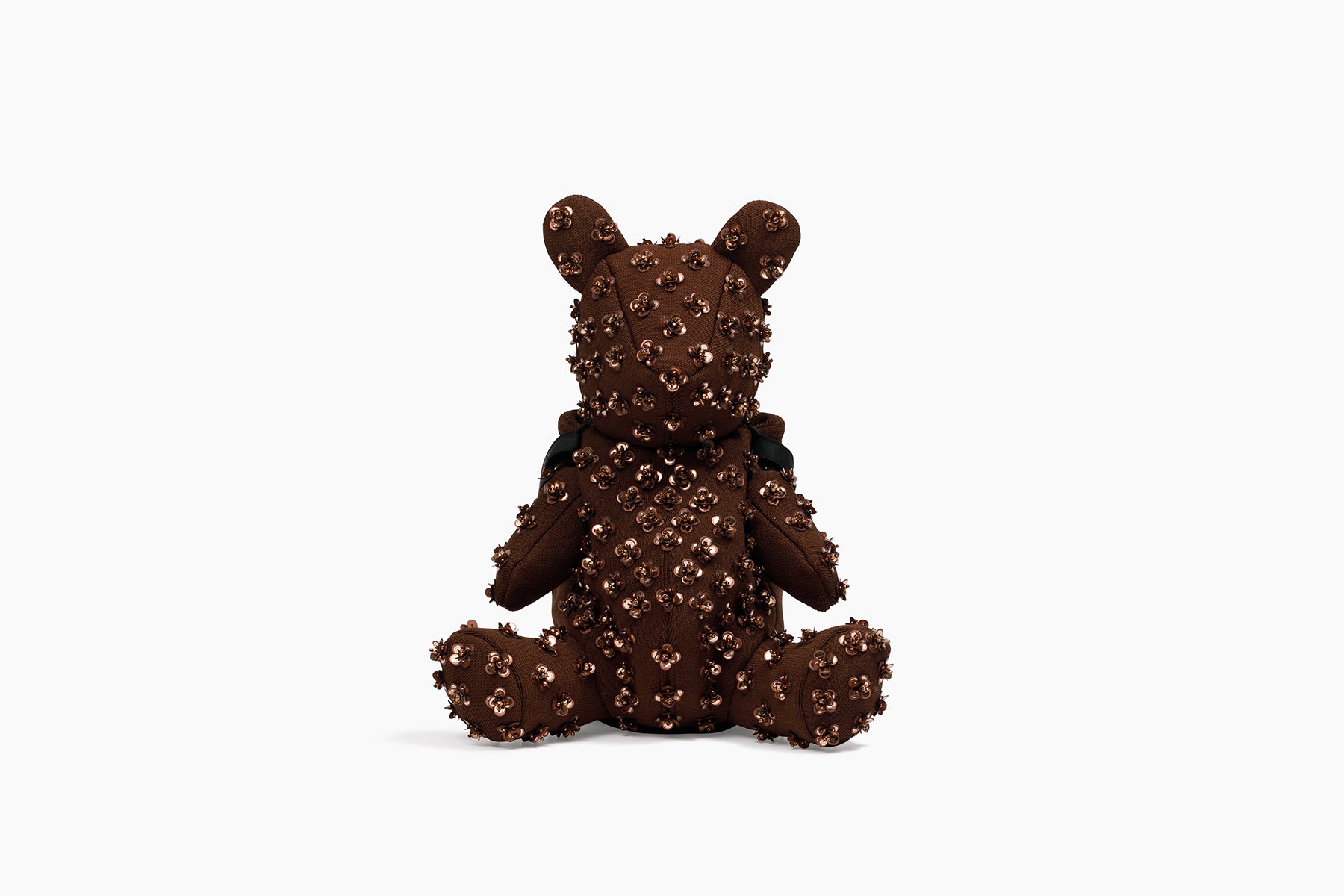 grounds BEAR BAG X HEAVEN TANUDIREDJA　09 | FLOWER BEAR BAG / BROWN x BROWN