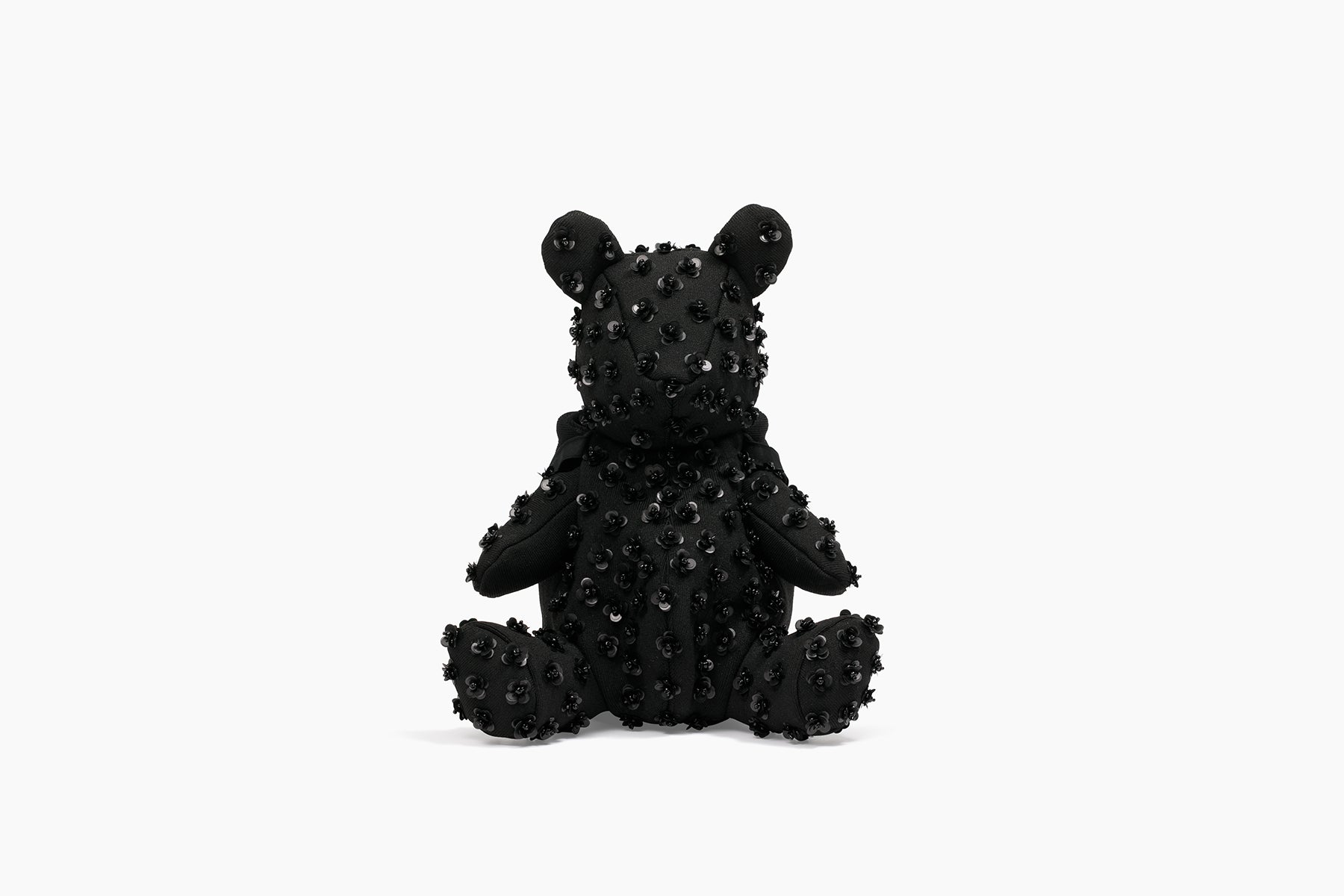 grounds BEAR BAG X HEAVEN TANUDIREDJA　09 | FLOWER BEAR BAG / BLACK x BLACK