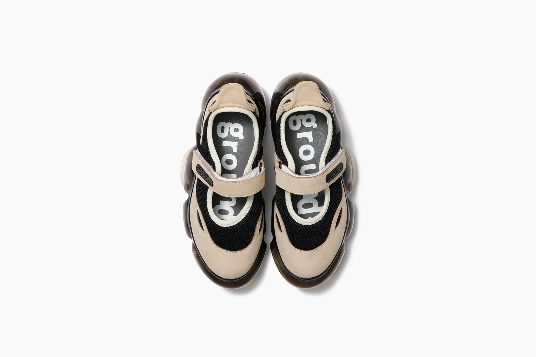 MOOPIE MARY JANE- BLACK NUDE / BLACK (ムーピー メリージェーン