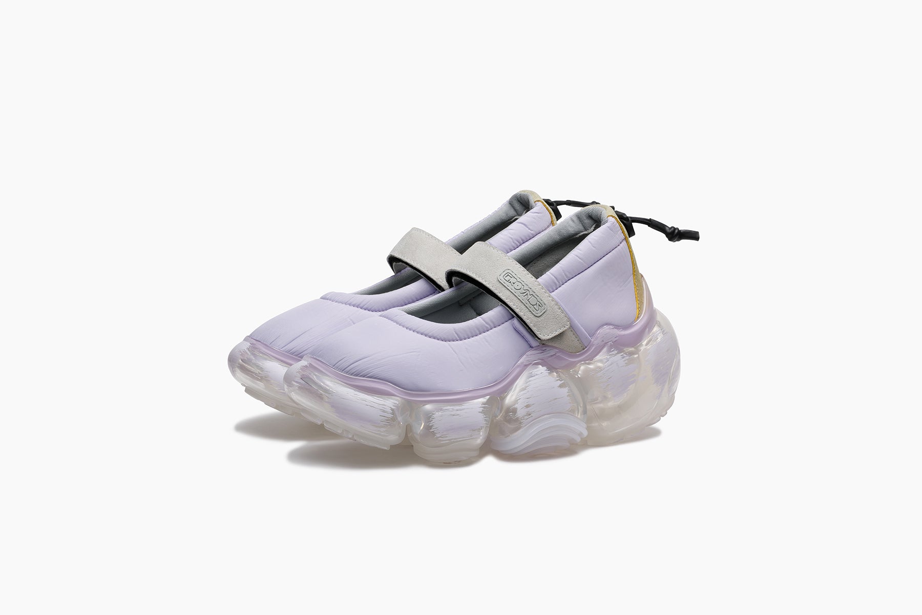 靴 grounds MOOPIE STRAP PSYKKO PAINT MOOPIE STRAP PUMPS - LAVENDER / LAVENDER PAINT (ムーピー