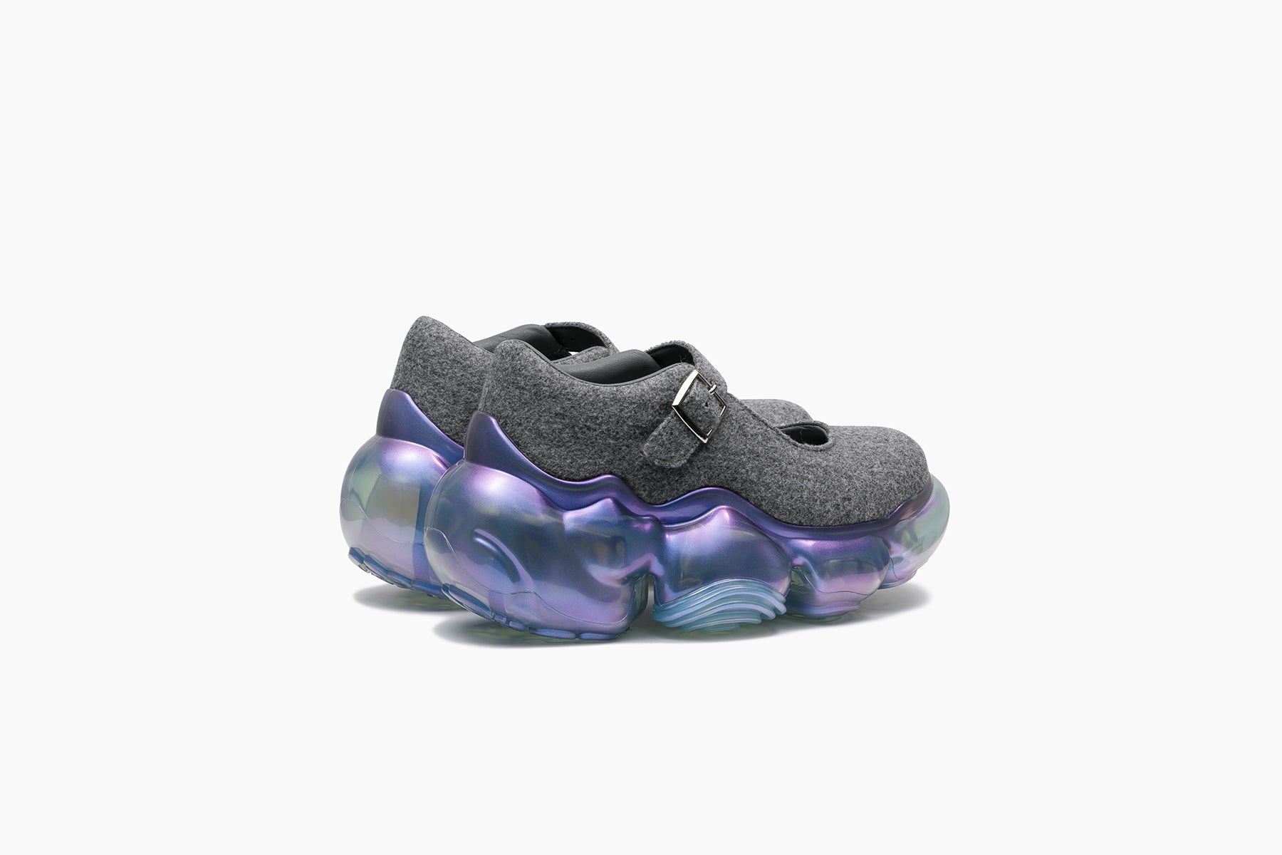 MOOPIE PEBBLE - GRAY FELT / ICE GRAY AURORA (ムーピー ペブル