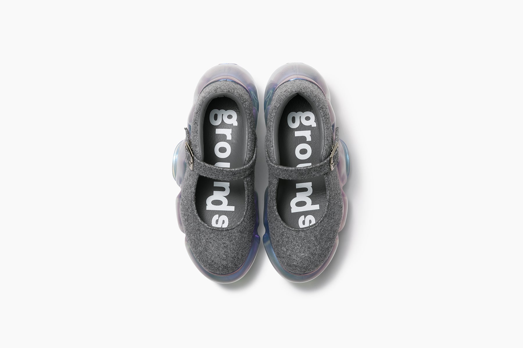 MOOPIE PEBBLE - GRAY FELT / ICE GRAY AURORA (ムーピー ペブル