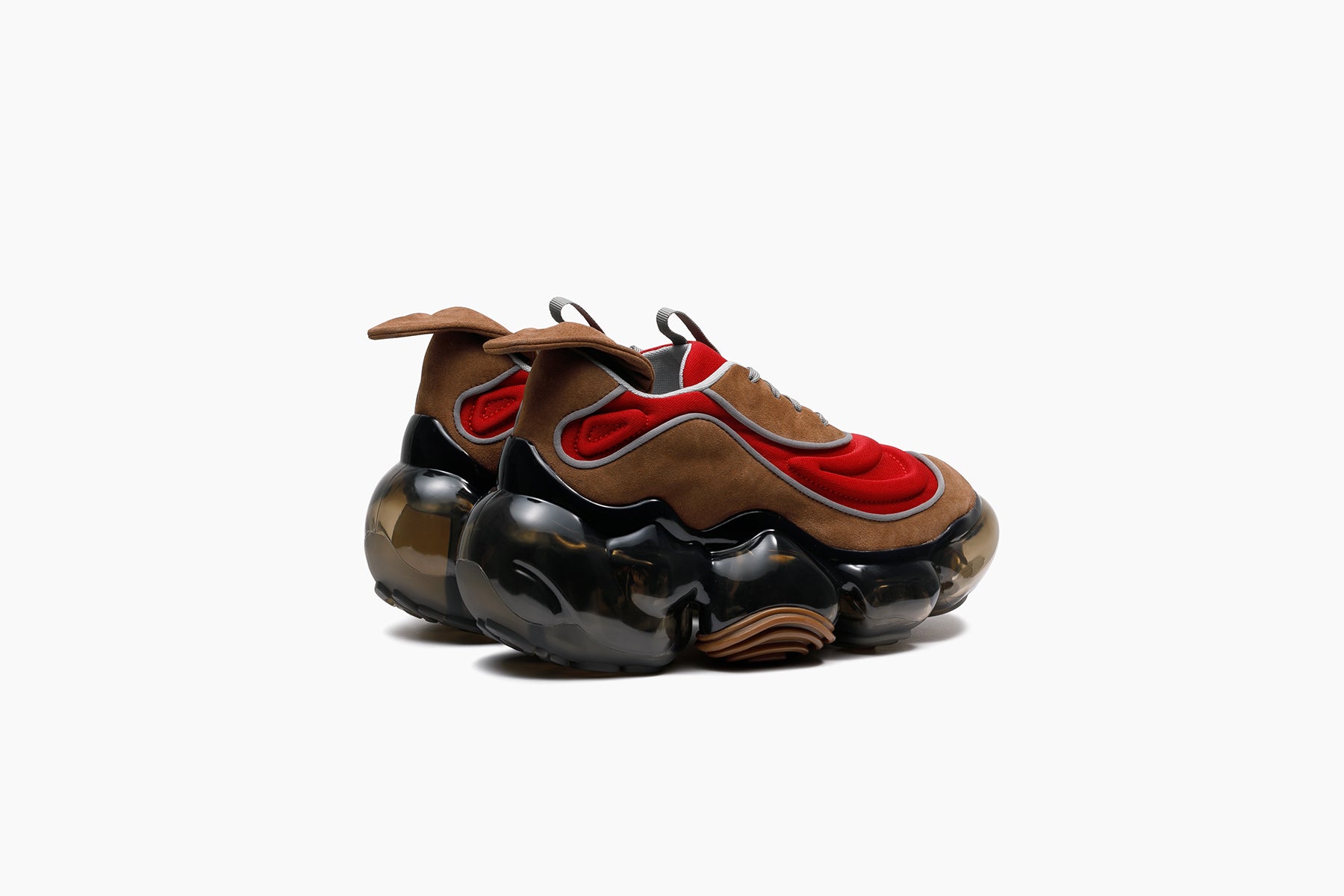 MOOPIE NAZCA LACE - BURGUNDY BROWN / BLACK (ムーピー ナスカ レース