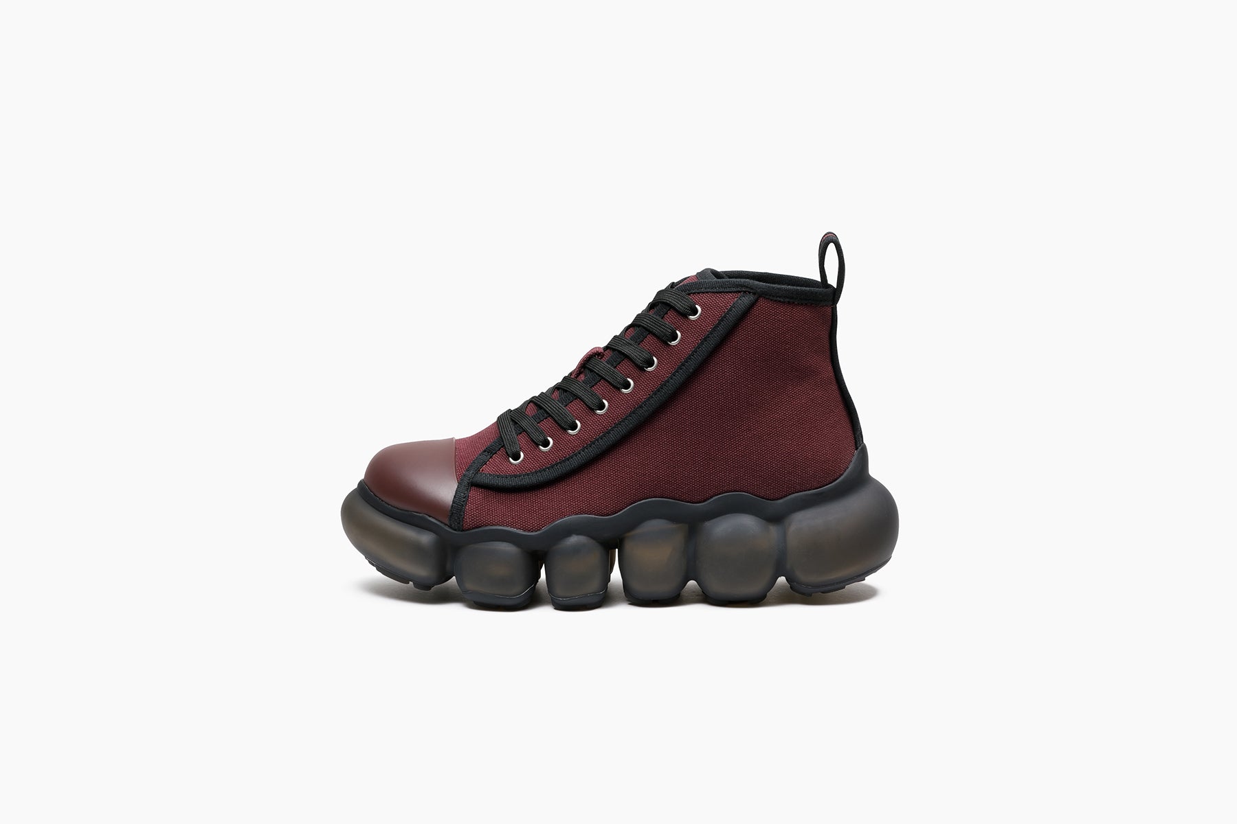 grounds JEWELRY HIGHCUT　BURGUNDY BLACK / BLACK MATTE