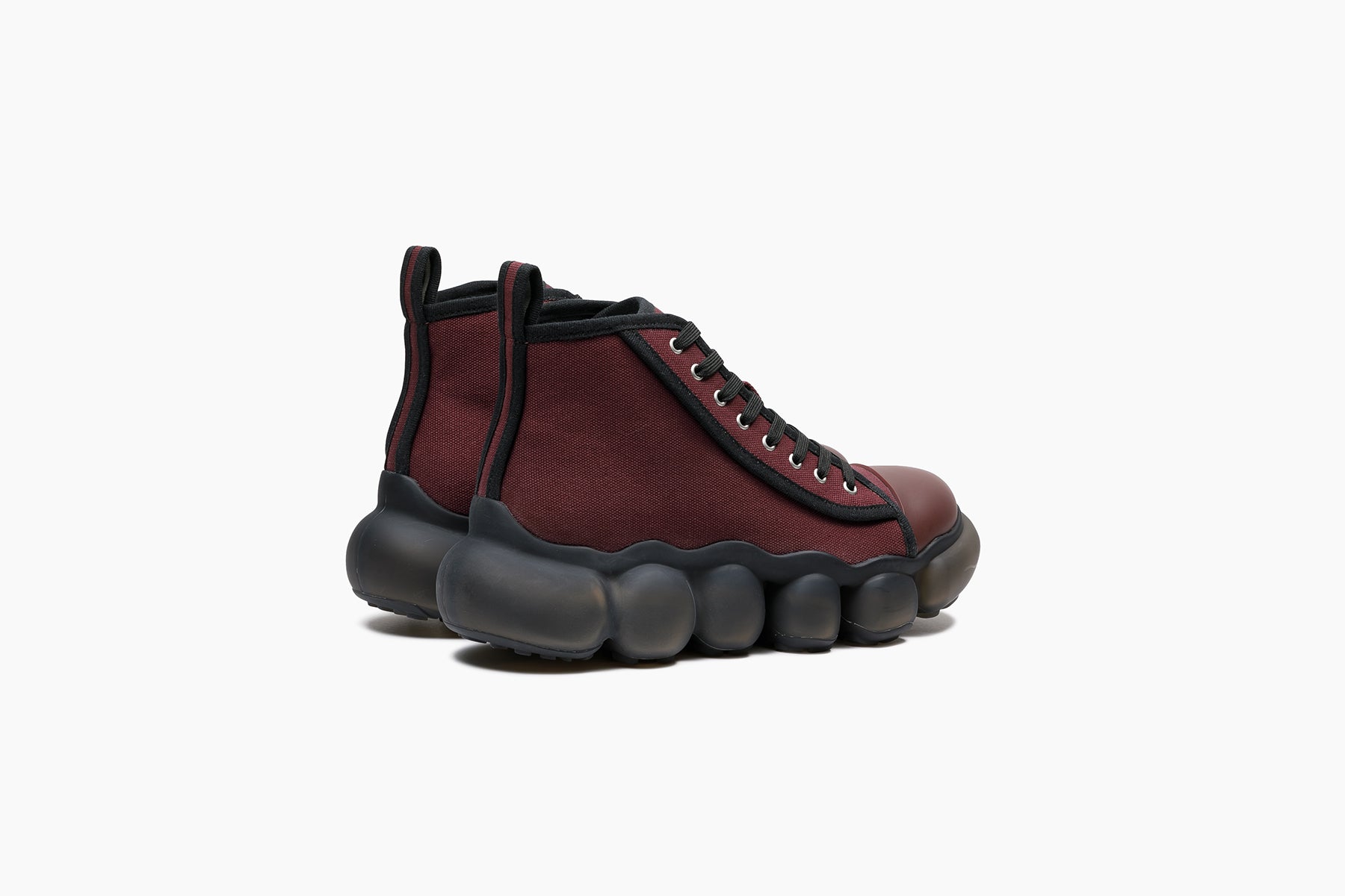 grounds JEWELRY HIGHCUT　BURGUNDY BLACK / BLACK MATTE