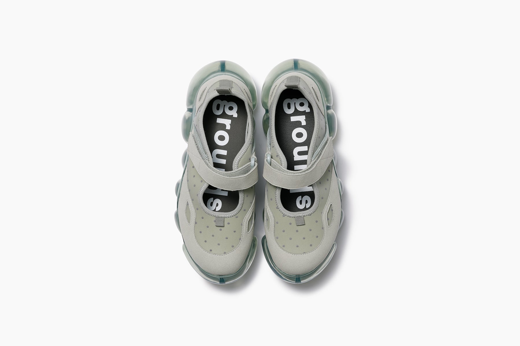 JEWELRY MARY JANE - DOT GRAY / ICE GRAY (ジュエリーメリージェーン