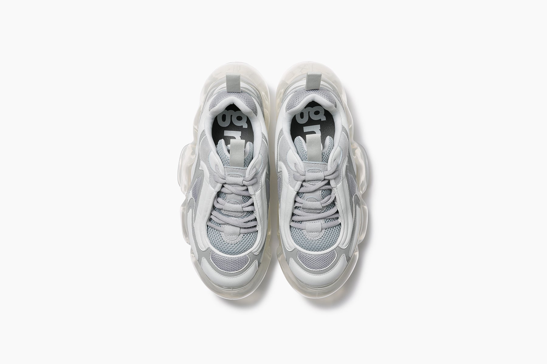 MOOPIE FLIPPER - WHITE GRAY / CLEAR (ムーピー フリッパー ホワイト MOOPIE FLIPPER - WHITE GRAY / CLEAR (ムーピー フリッパー ホワイト