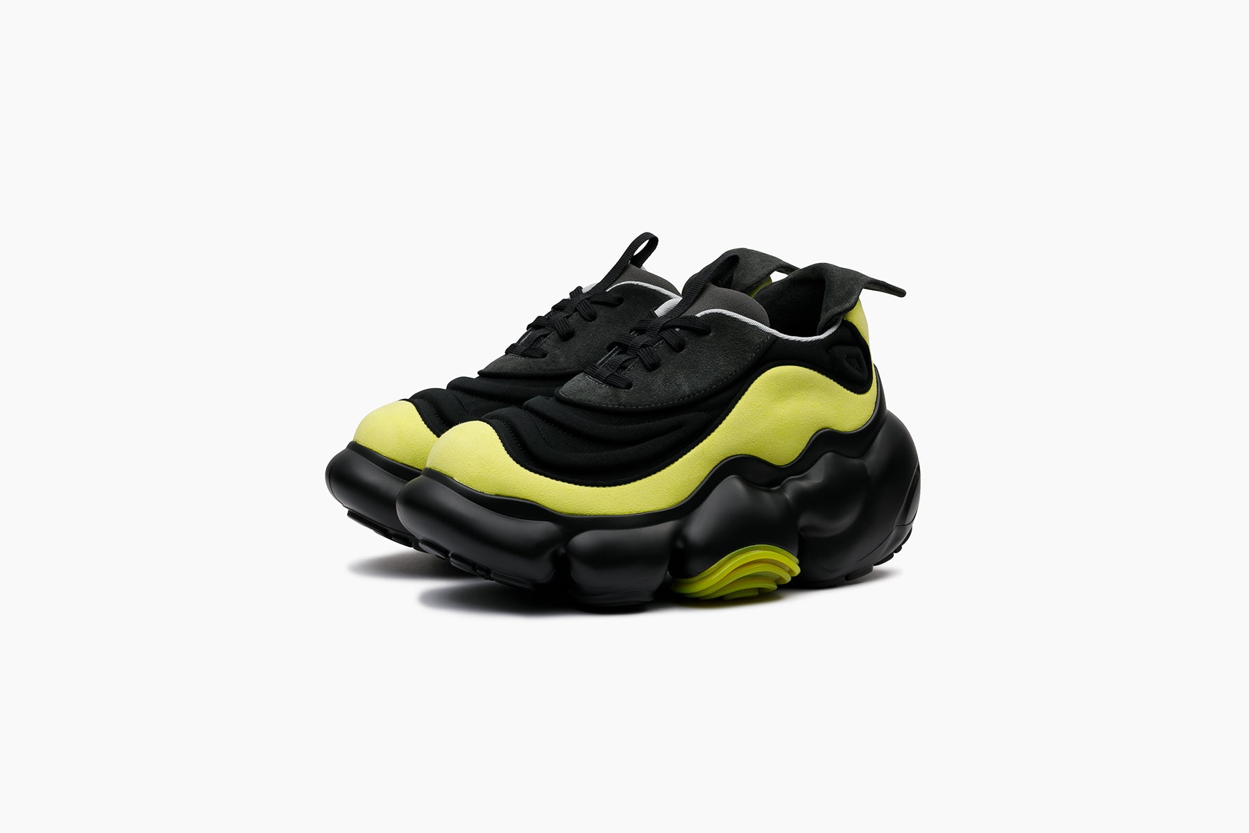MOOPIE NAZCA LACE - BLACK CITRON / BLACK SOLID MATTE (ムーピー