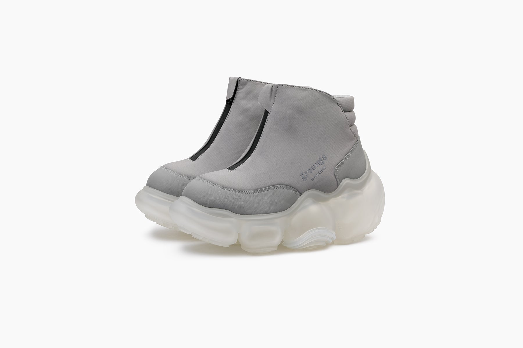 grounds MOOPIE WEATHER　LIGHT GRAY / CLEAR MATTE