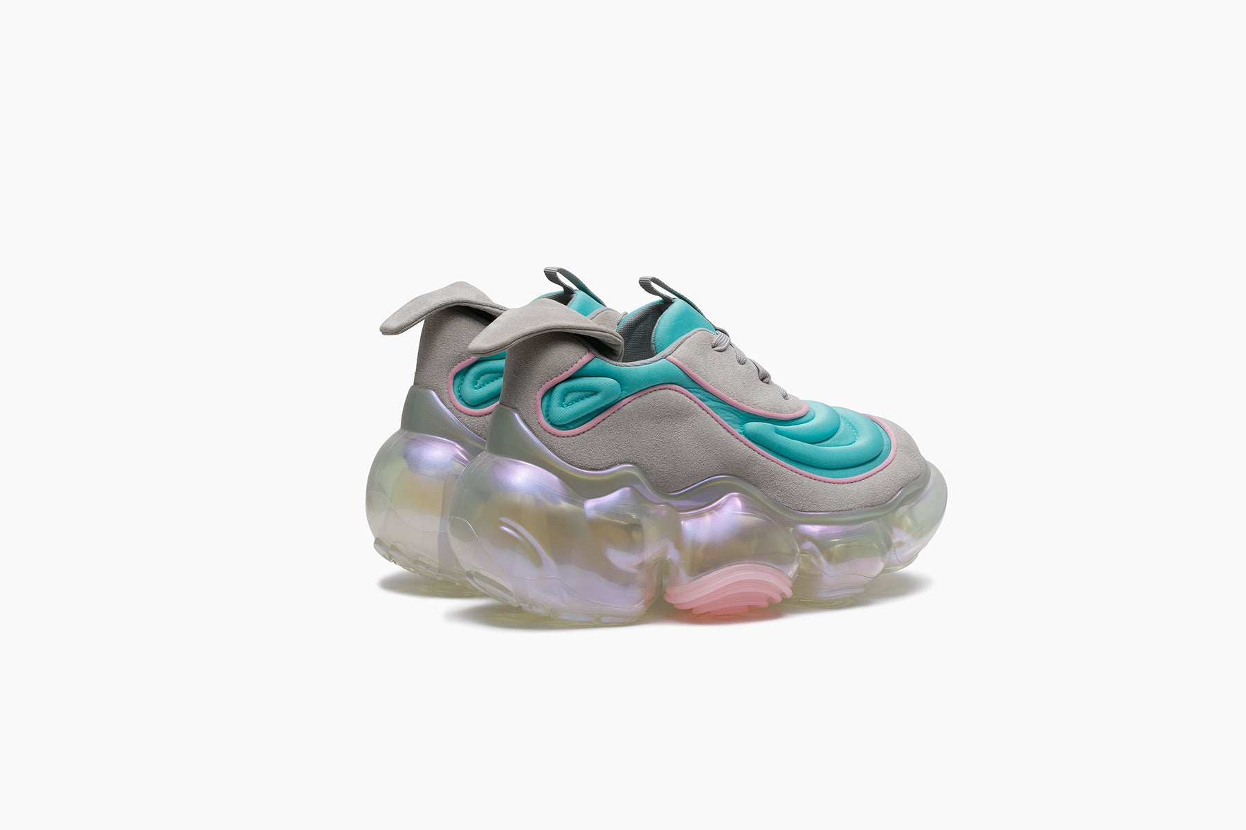 MOOPIE NAZCA LACE - MINT GRAY / CLEAR AURORA (ムーピー ナスカ