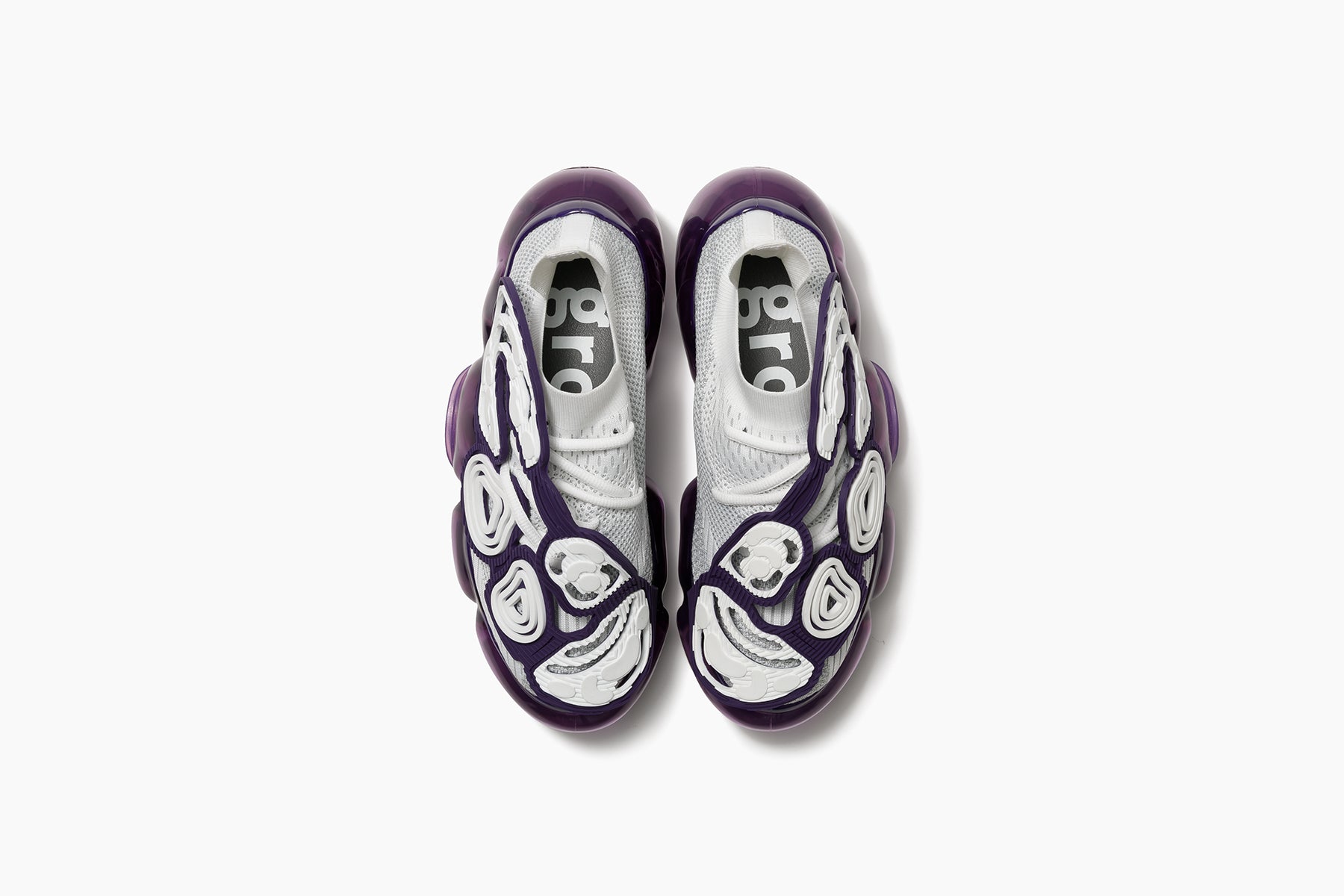 MOOPIE INVERT - WHITE GRAY / PURPLE (ムーピー インバート ホワイト