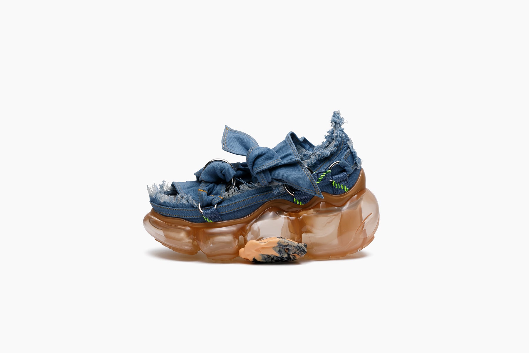 grounds MOOPIE PULL BLUE DENIM / TAN