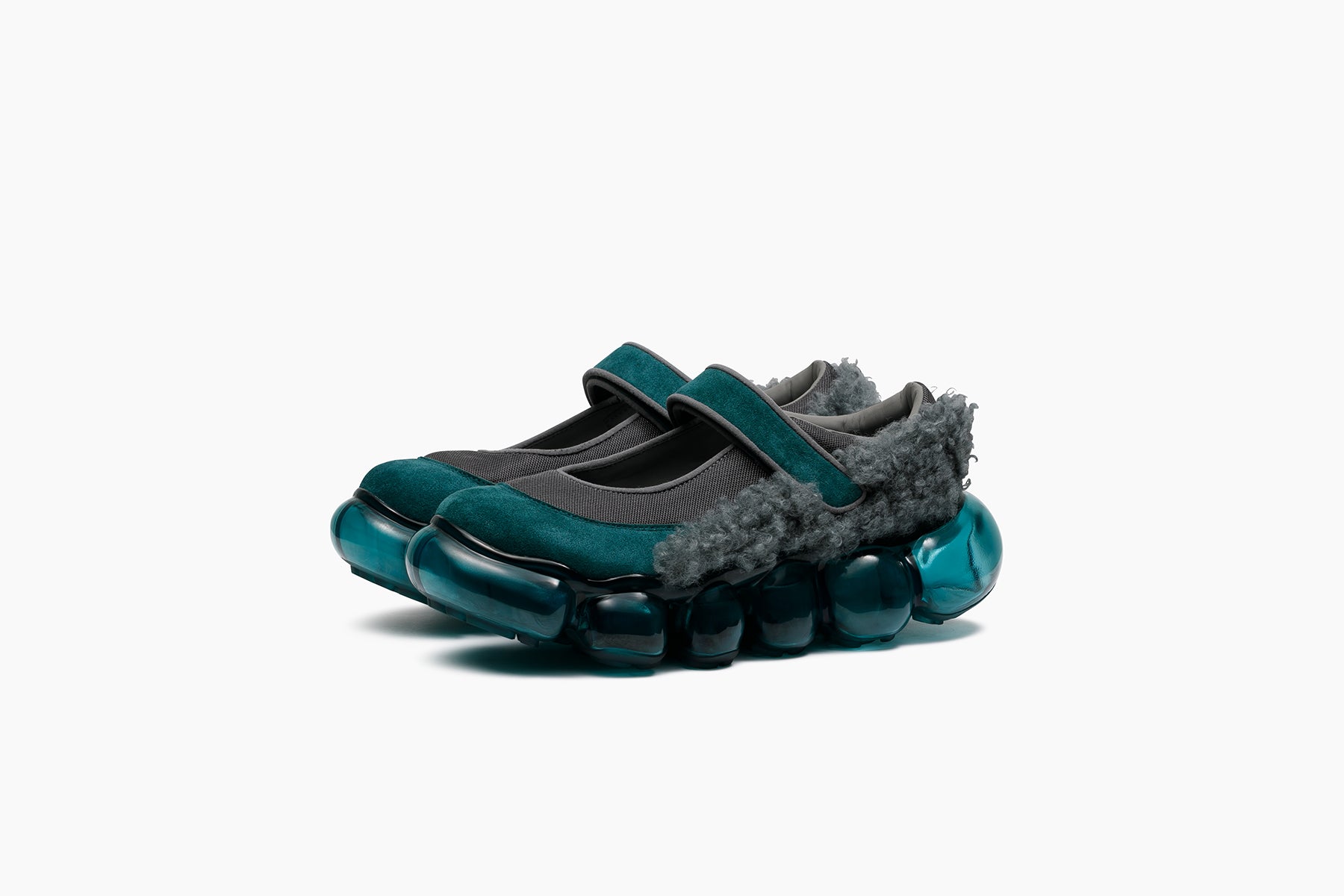 JEWELRY COCOON BUBBLE BOA - GRAY GREEN / BLUE GREEN (ジュエリー