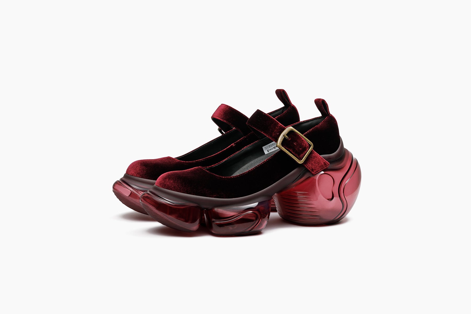 grounds LOOPIE LADY BURGUNDY VELVET / BURGUNDY