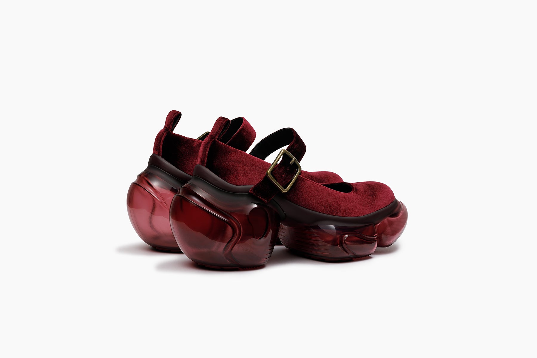 grounds LOOPIE LADY BURGUNDY VELVET / BURGUNDY