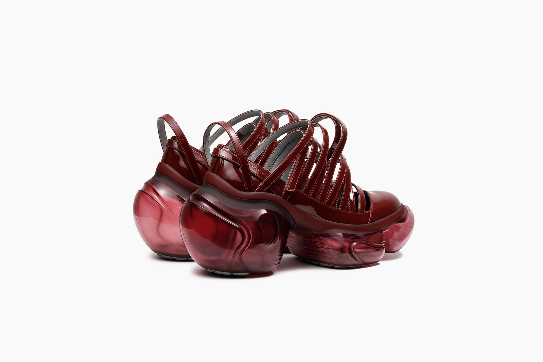 grounds LOOPIE LOOP BURGUNDY ENAMEL / BURGUNDY