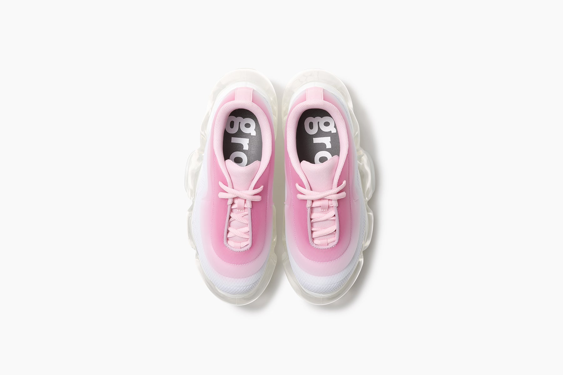m*y様 【美品】 grounds グラウンズ MOOPIE FAM ピンク MOOPIE FAM - PINK GRADATION / CLEAR (ムーピー ファム- ピンク